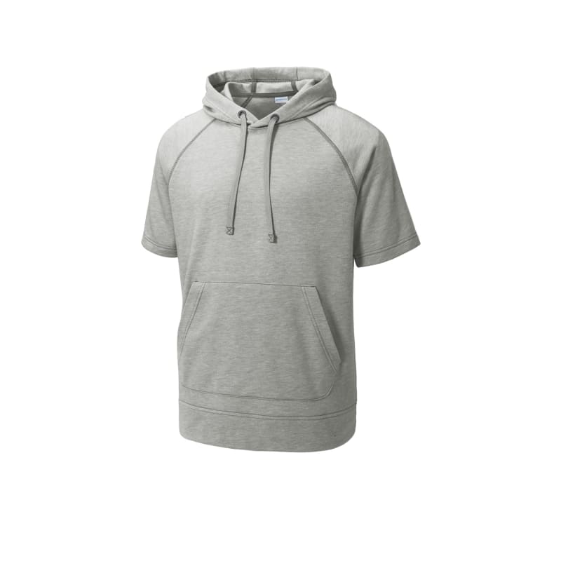 Sport-Tek PosiCharge Tri-Blend Wicking Fleece Short Sleeve Hooded Pullover, custom hoodie or sweatshirt with logo imprint 19