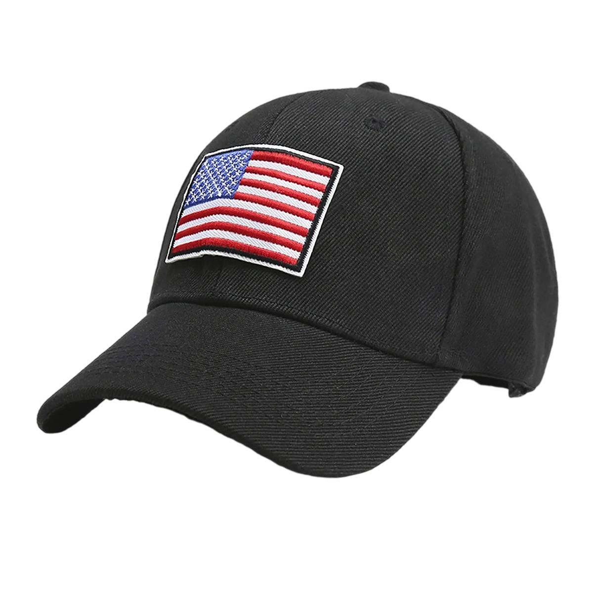 Adjustable American Flag Cap for Outdoor Wear 13