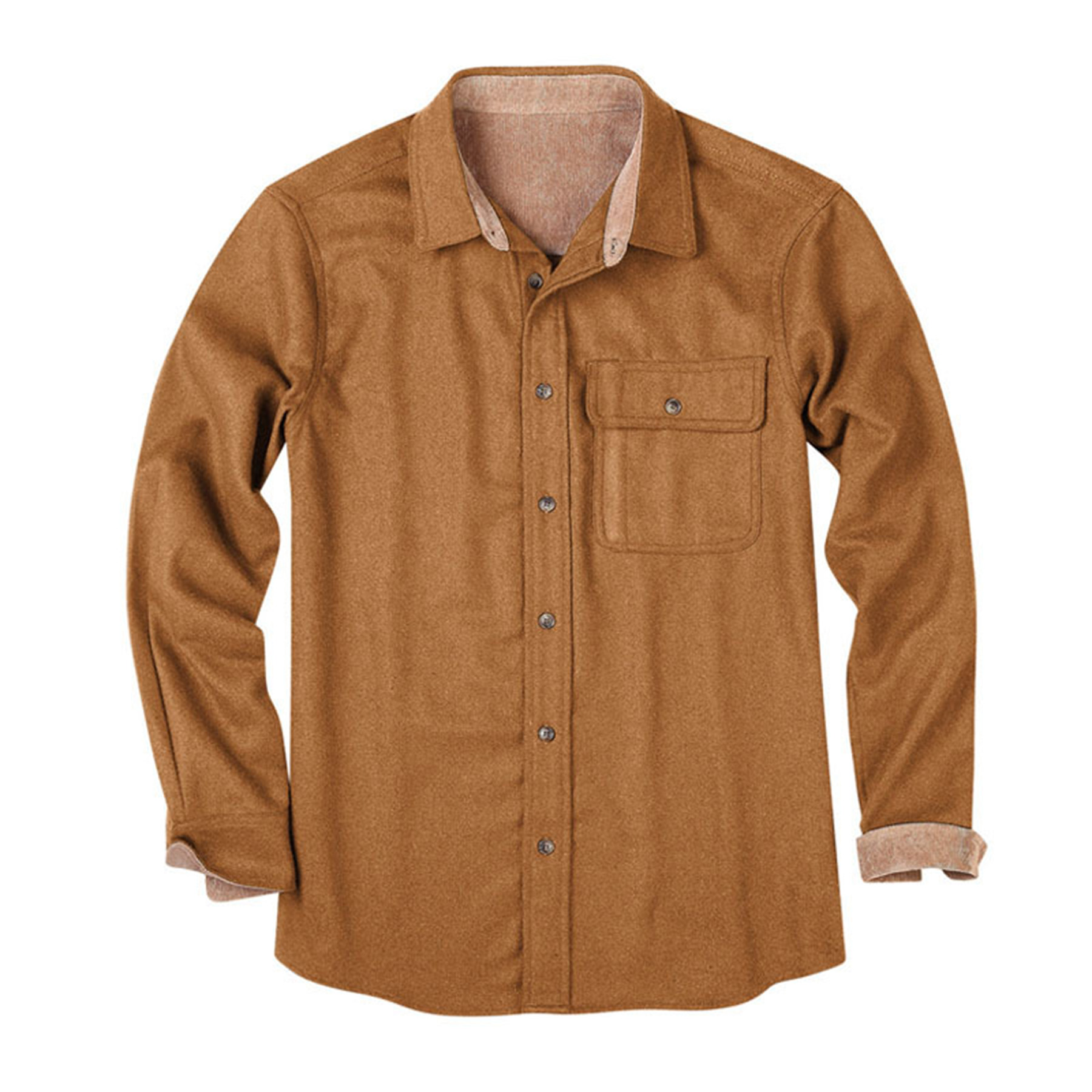 Flannel Long Sleeved Button Down Shirt 4