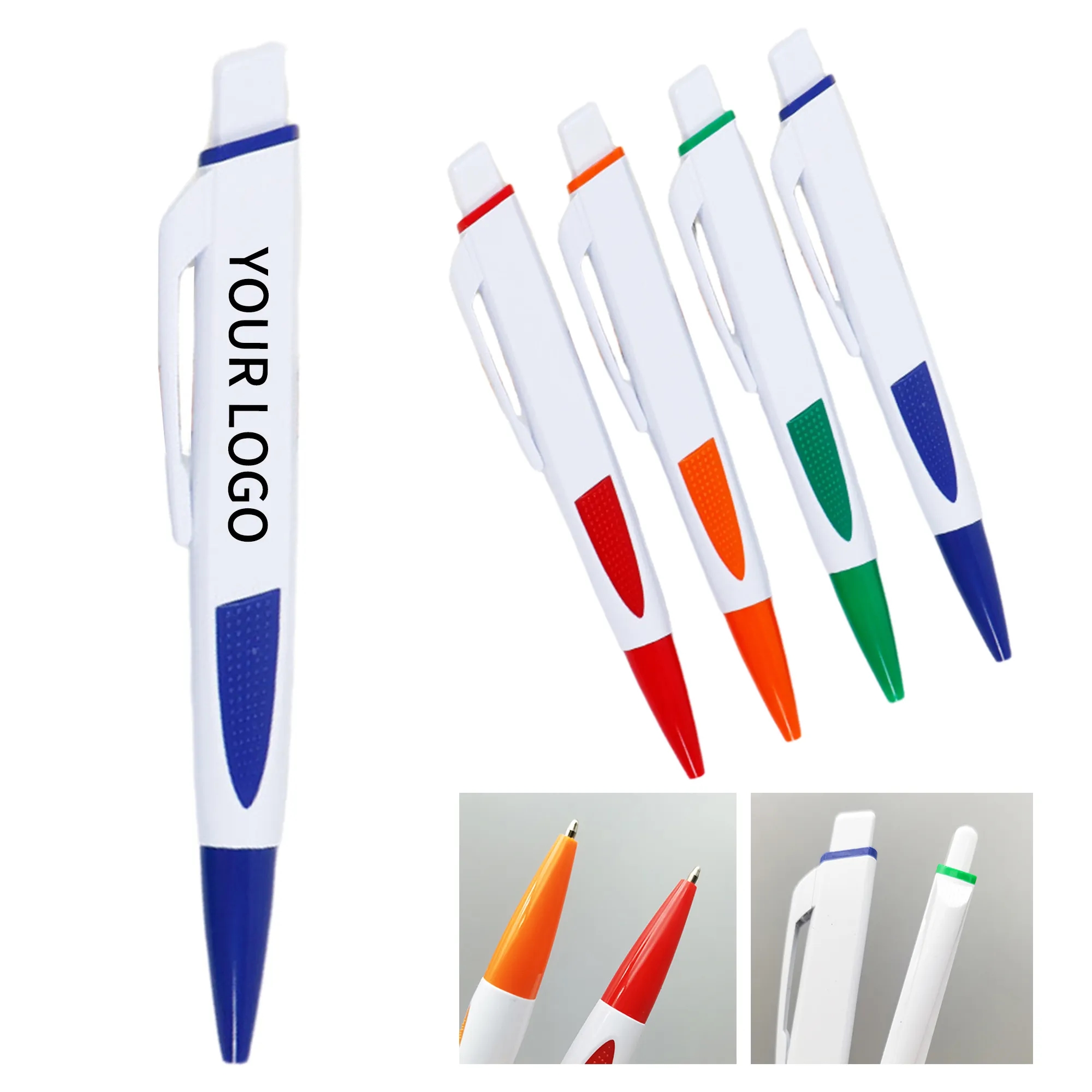 Wide Body Ballpoint Pen With Grip Section 5