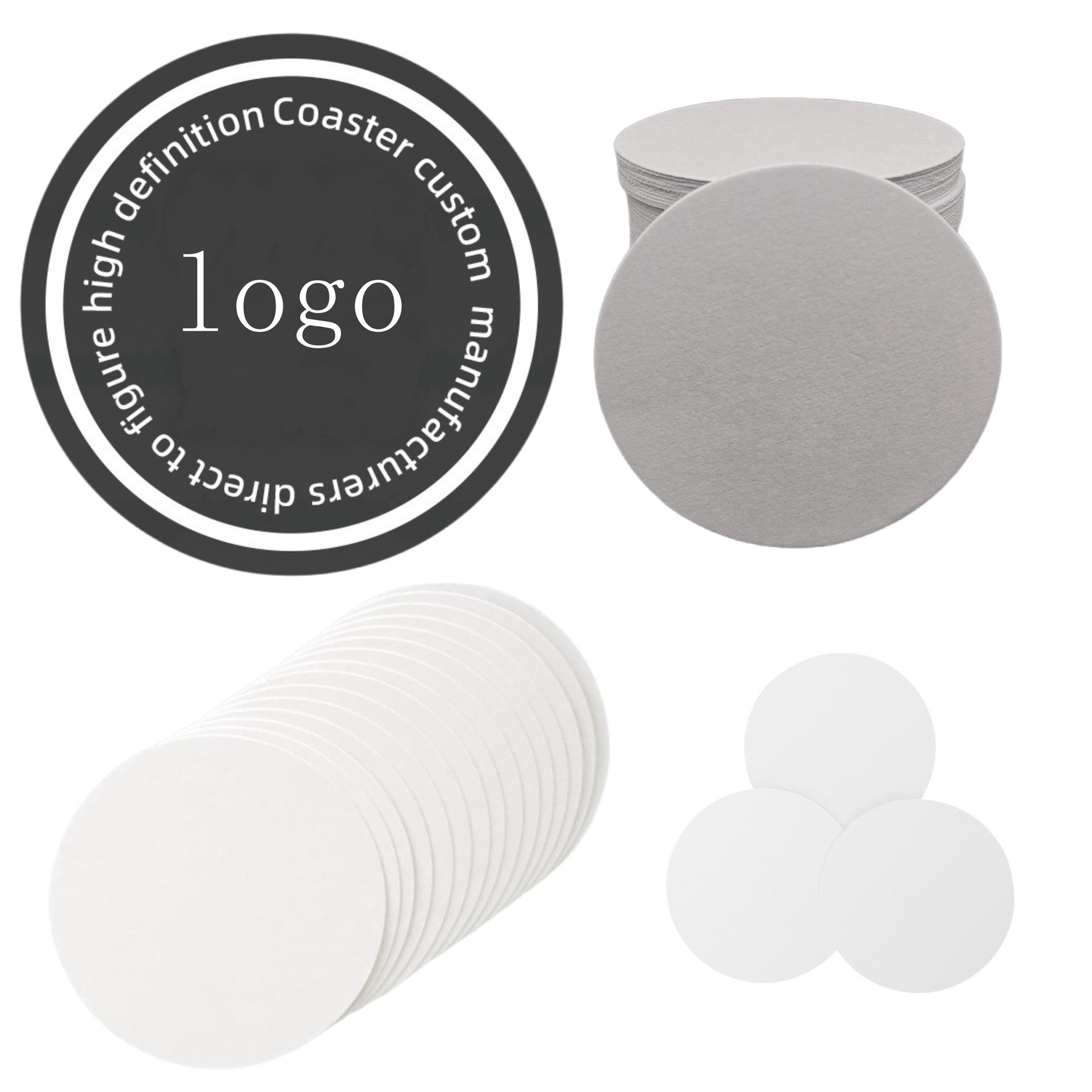 Thickened Paper Coasters