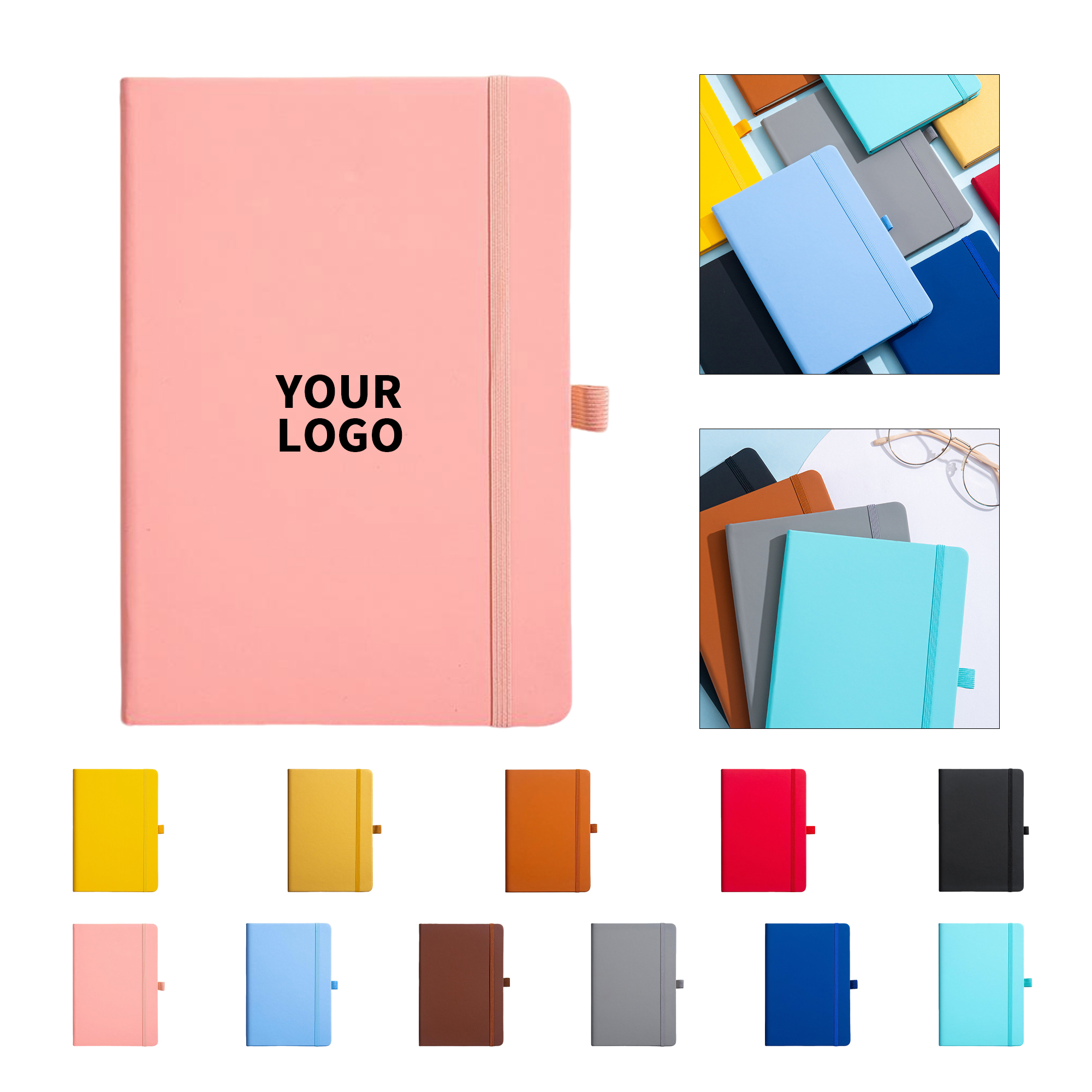 A6 Hardcover Journal With Elastic Closure And Pen Loop 8
