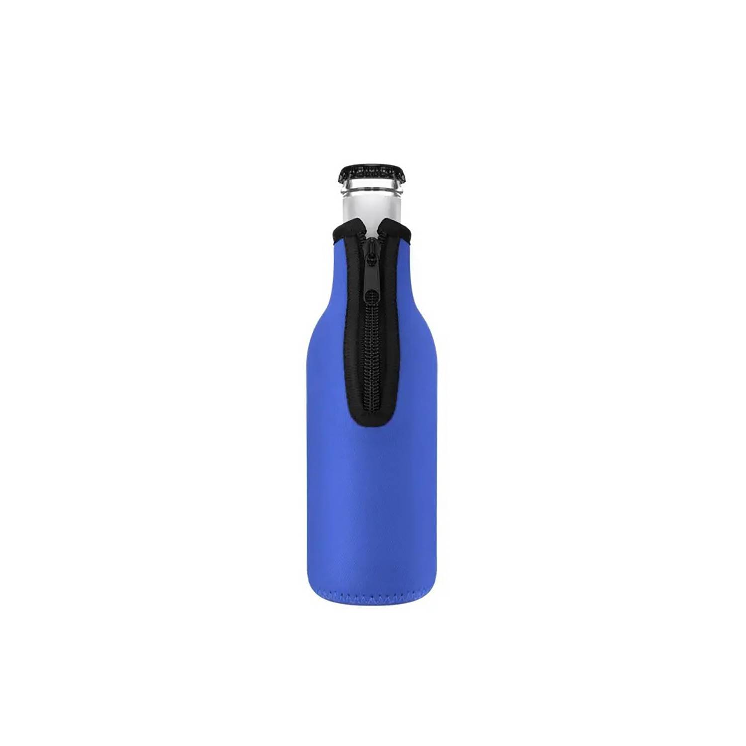 12oz Insulated Beer Bottle Sleeve with Zipper 8