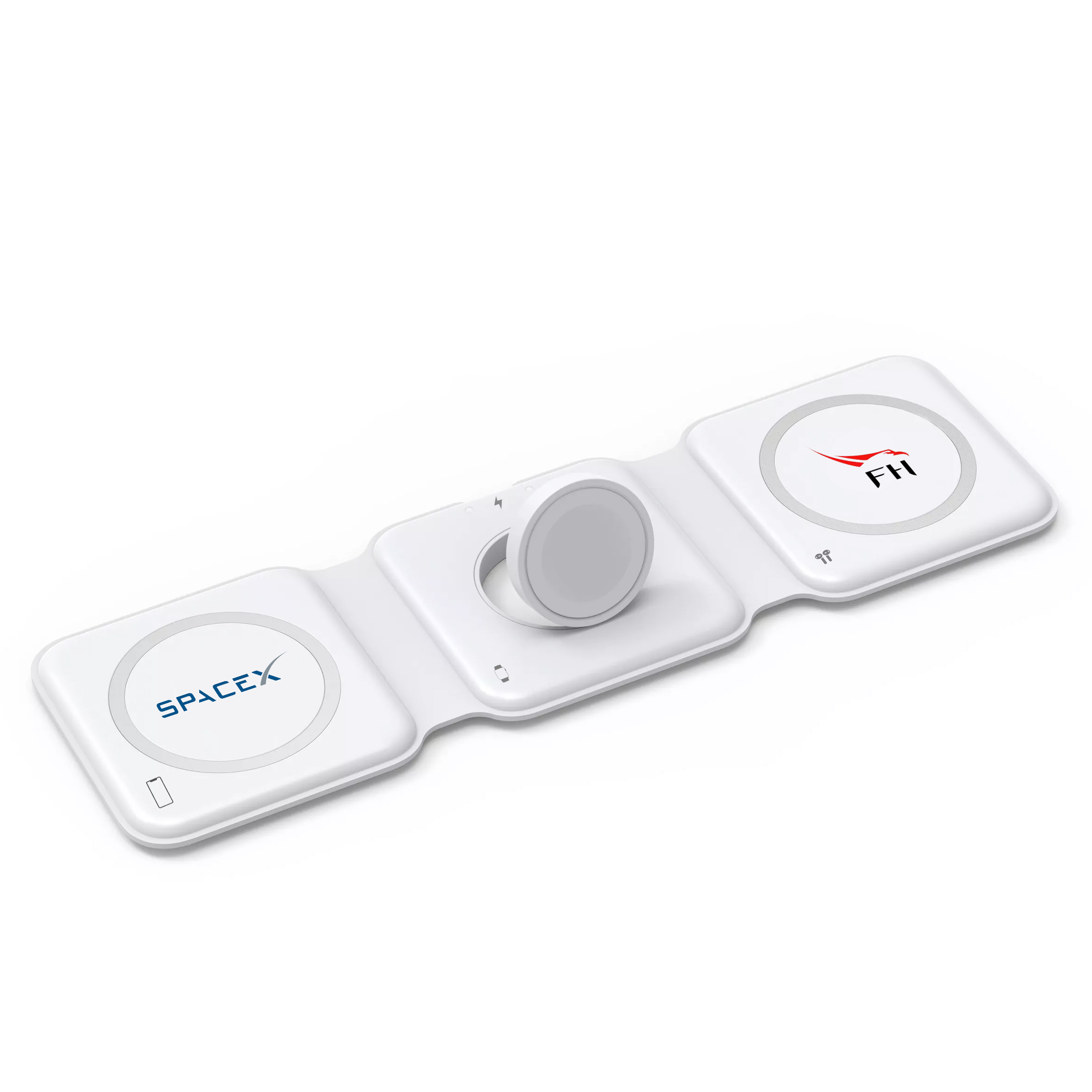 Trio Qi Compact 3-in-1 Travel Charger