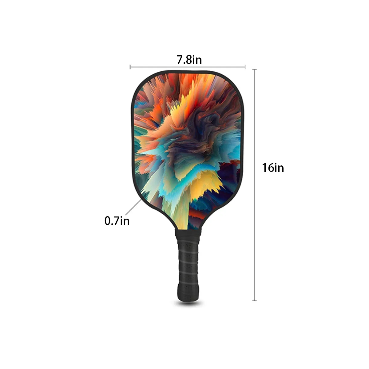 Unisex Comfort Grip Carbon Fiber Pickleball Paddles Set 2