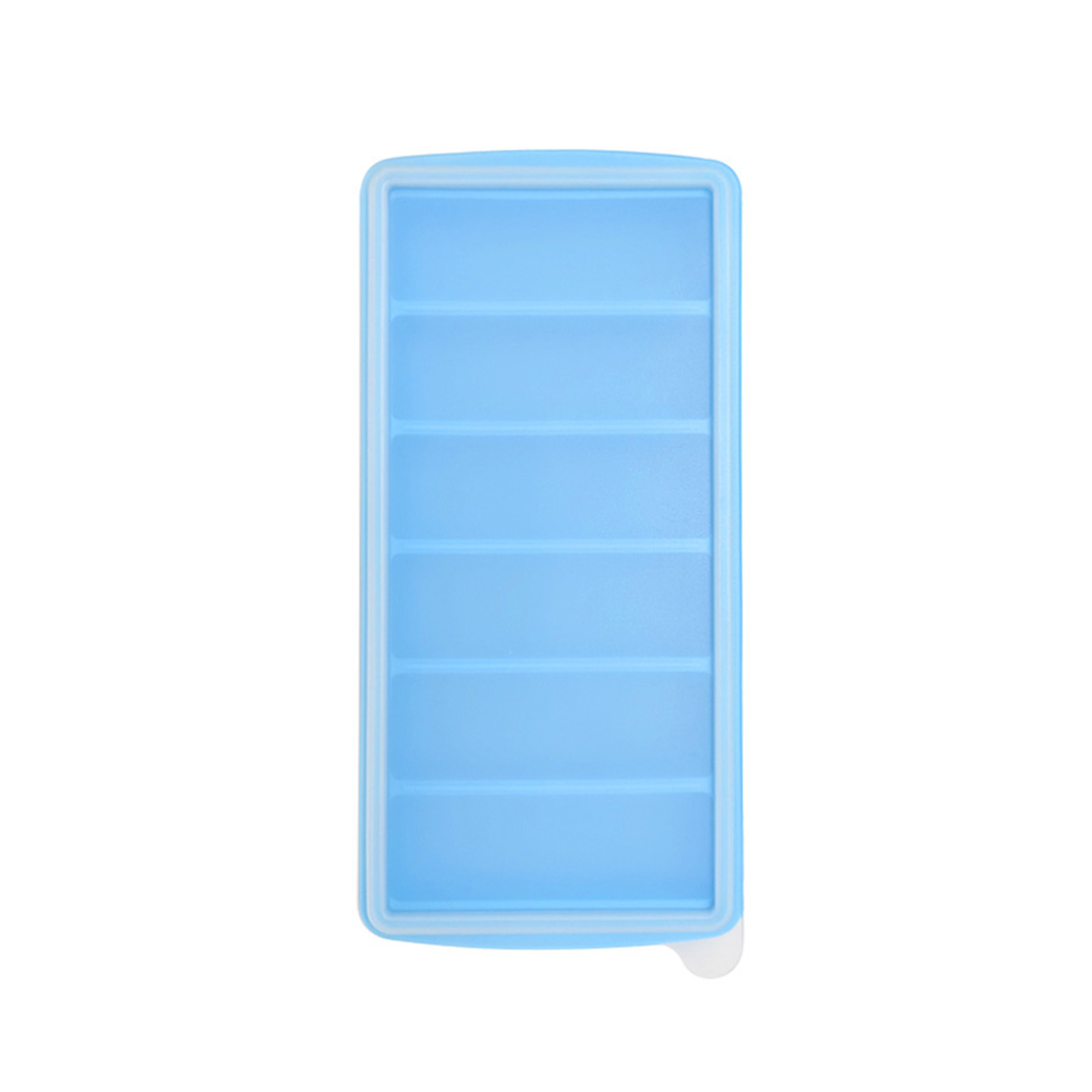 Integrated Silicone Ice Tray One Piece Mold 9.7" X 4.6" X 1.6" 9