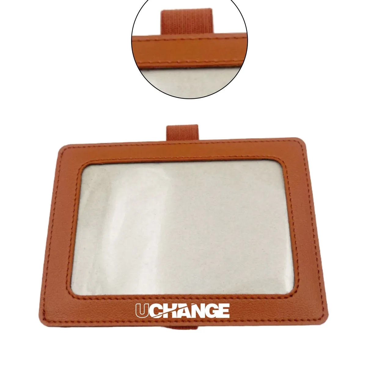 PU Sun Visor Photo Frame And Card Holder 6