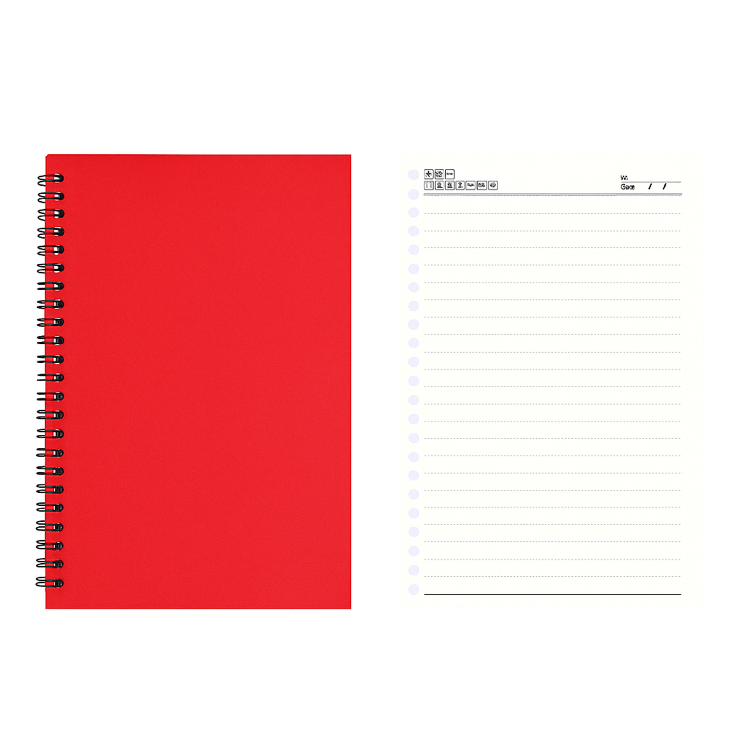 Spiral Notebook With Lined Pages 10