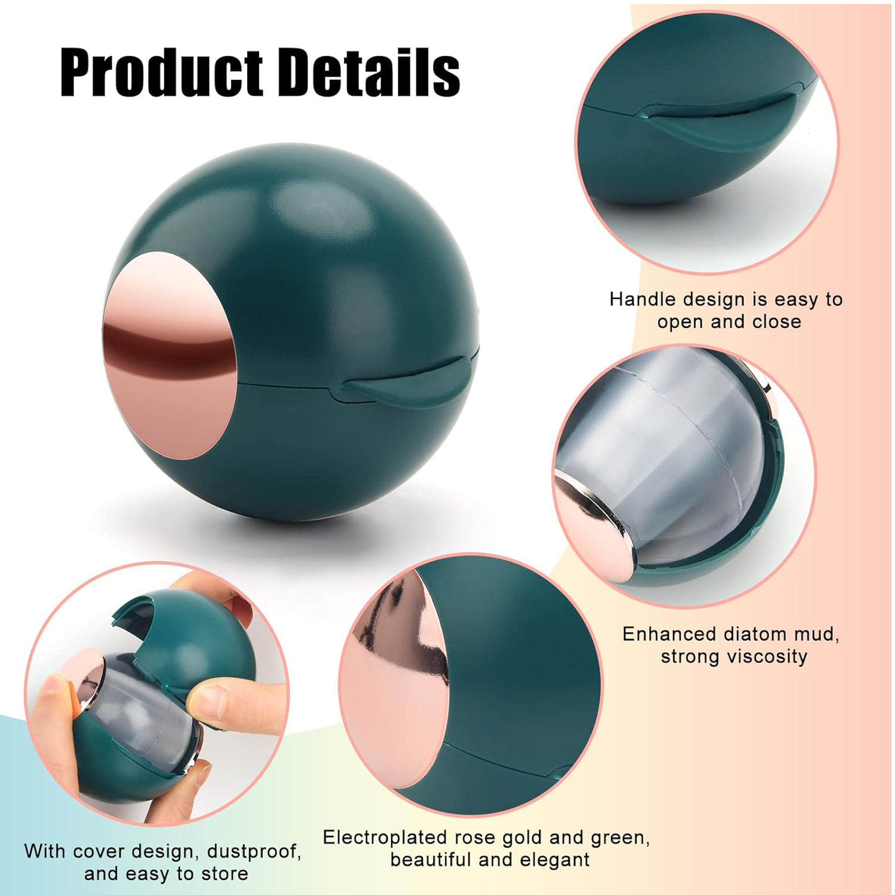 Pet Hair Remover Gel Roller Ball 5