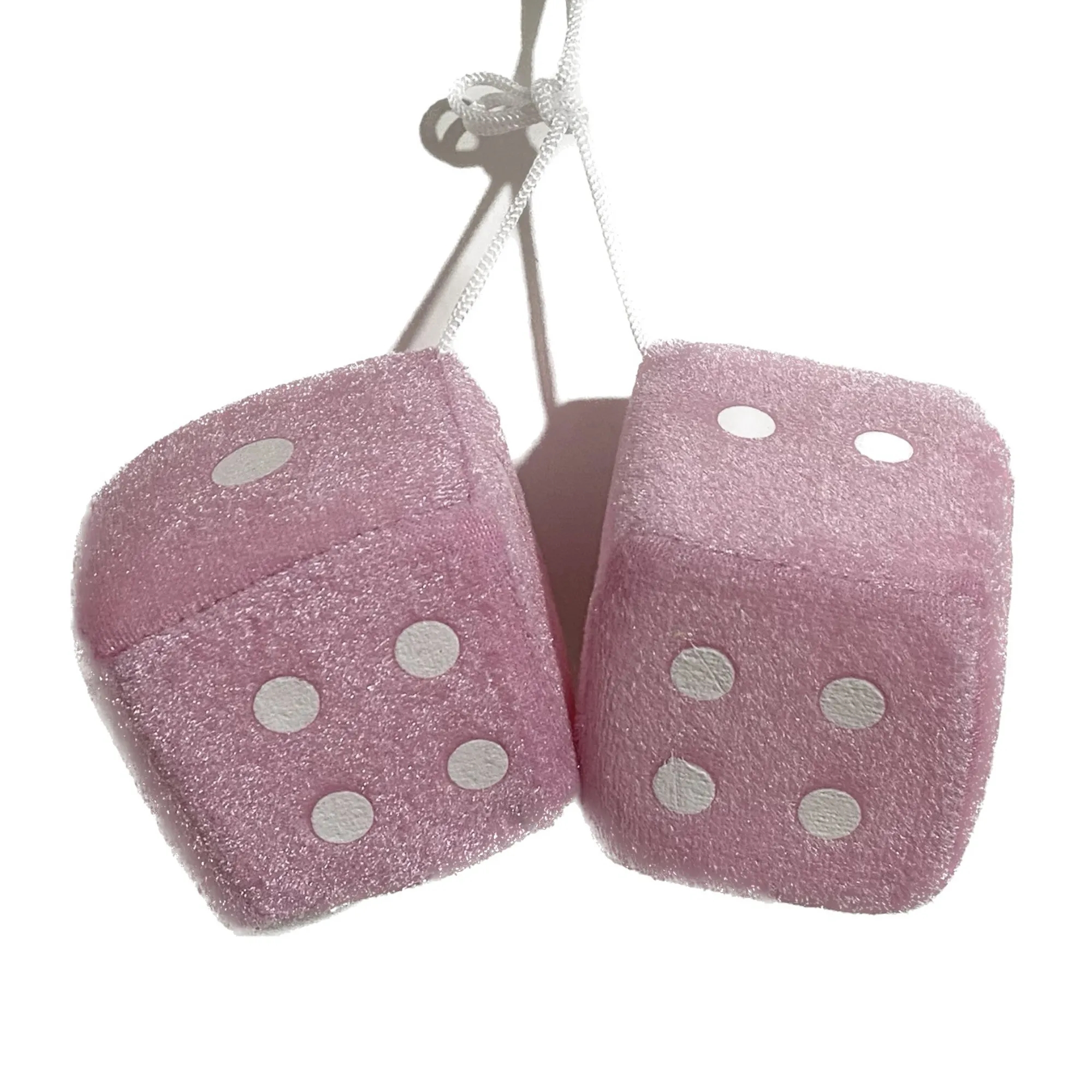 Pair of Plush Dice Car Pendant 4