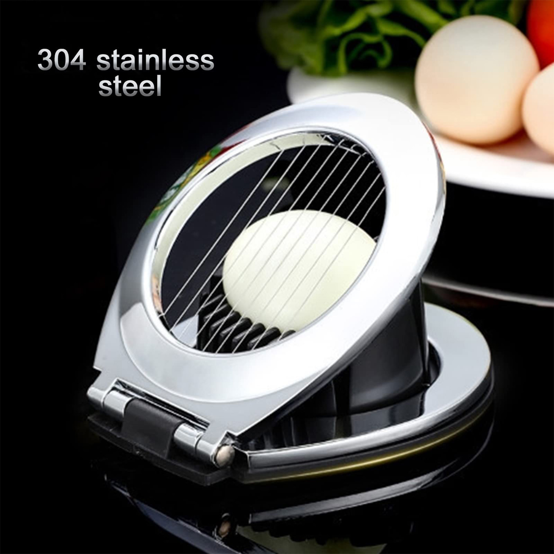 Multi- Function Stainless Steel Egg Slicer 3