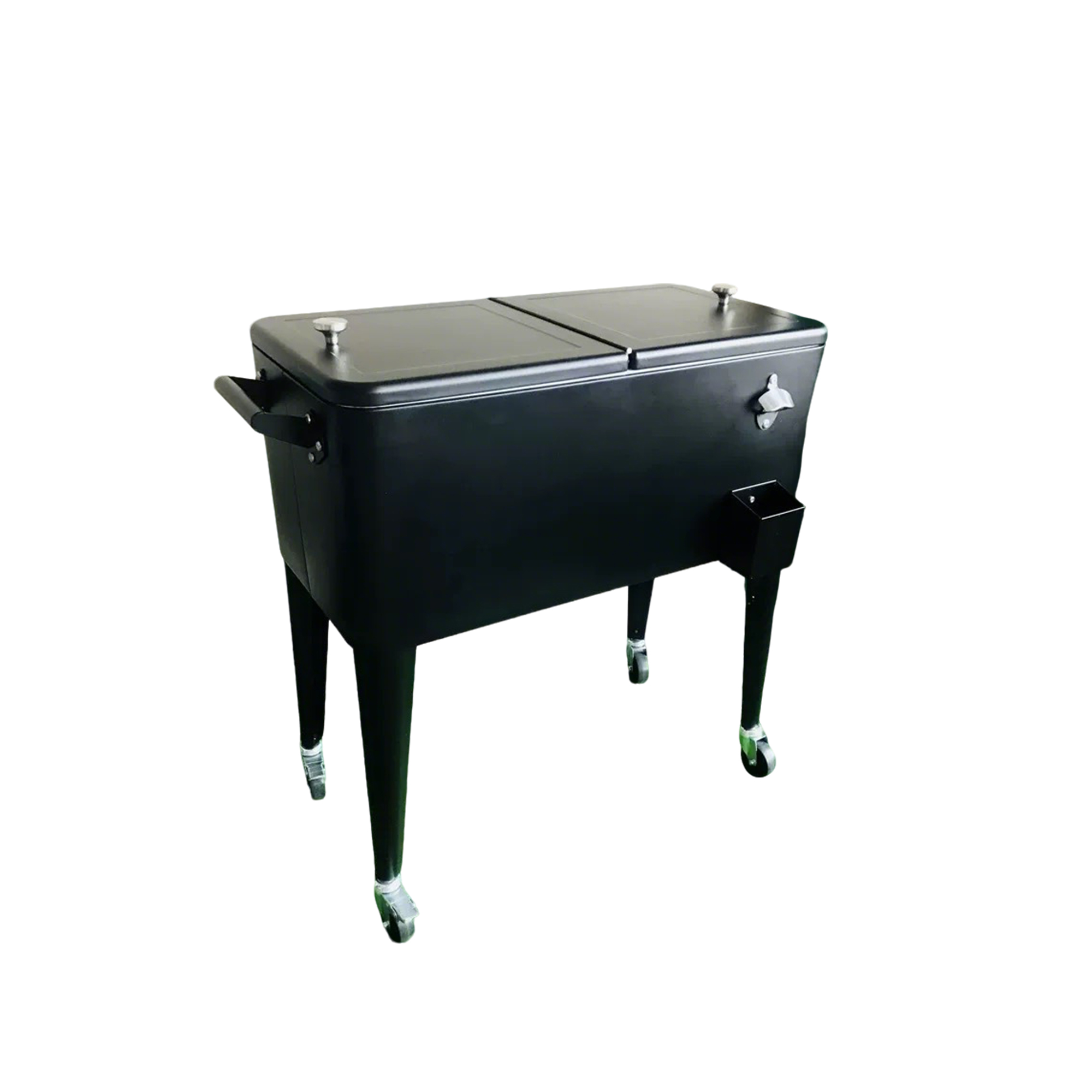 Rolling Cooler Cart 80 Quart 75 Liter With Wheels 53.76" Length X 4.84" Width X 44.37" H 3
