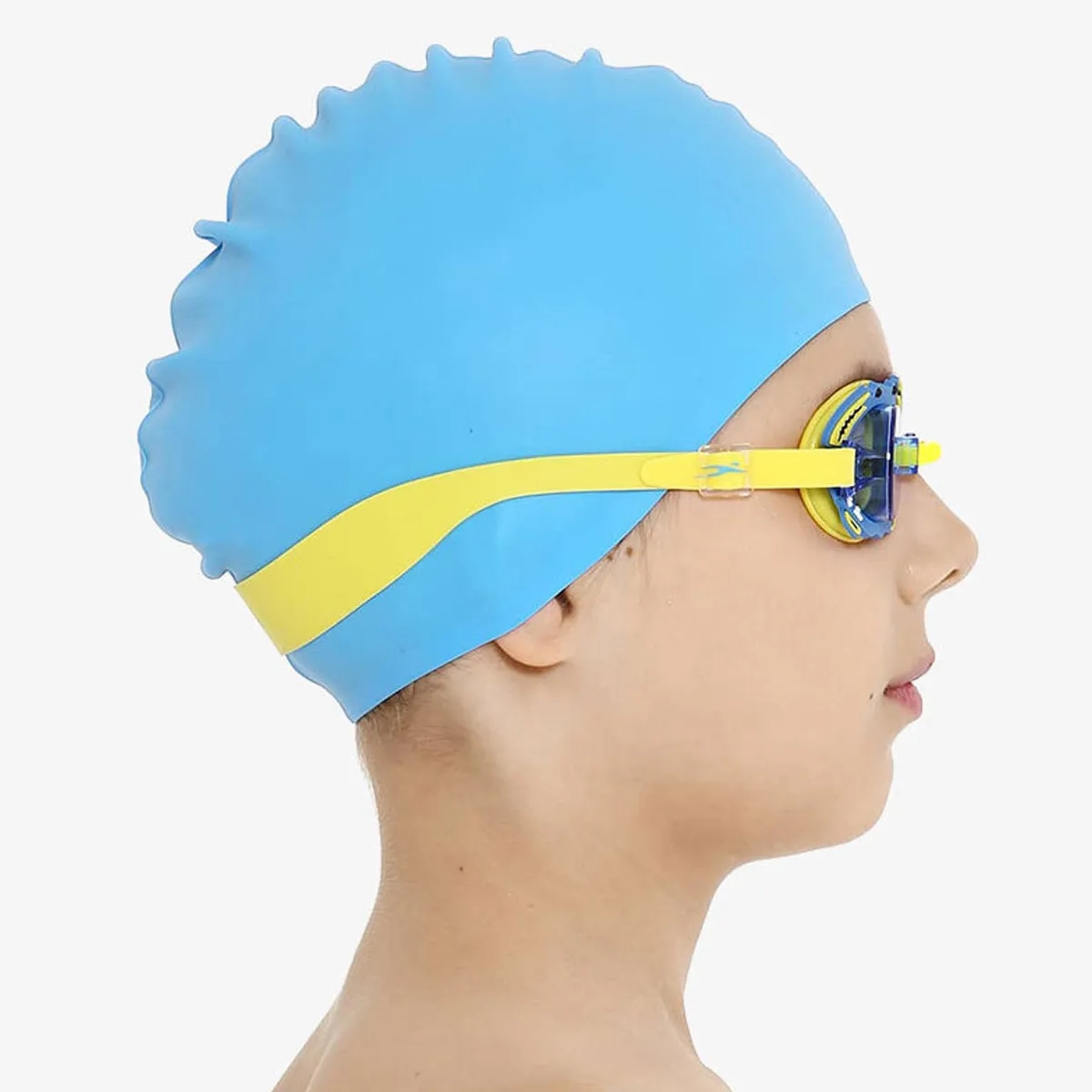 Unisex Adult Swim Caps Elastomeric Swim Cover Ear Protection 3