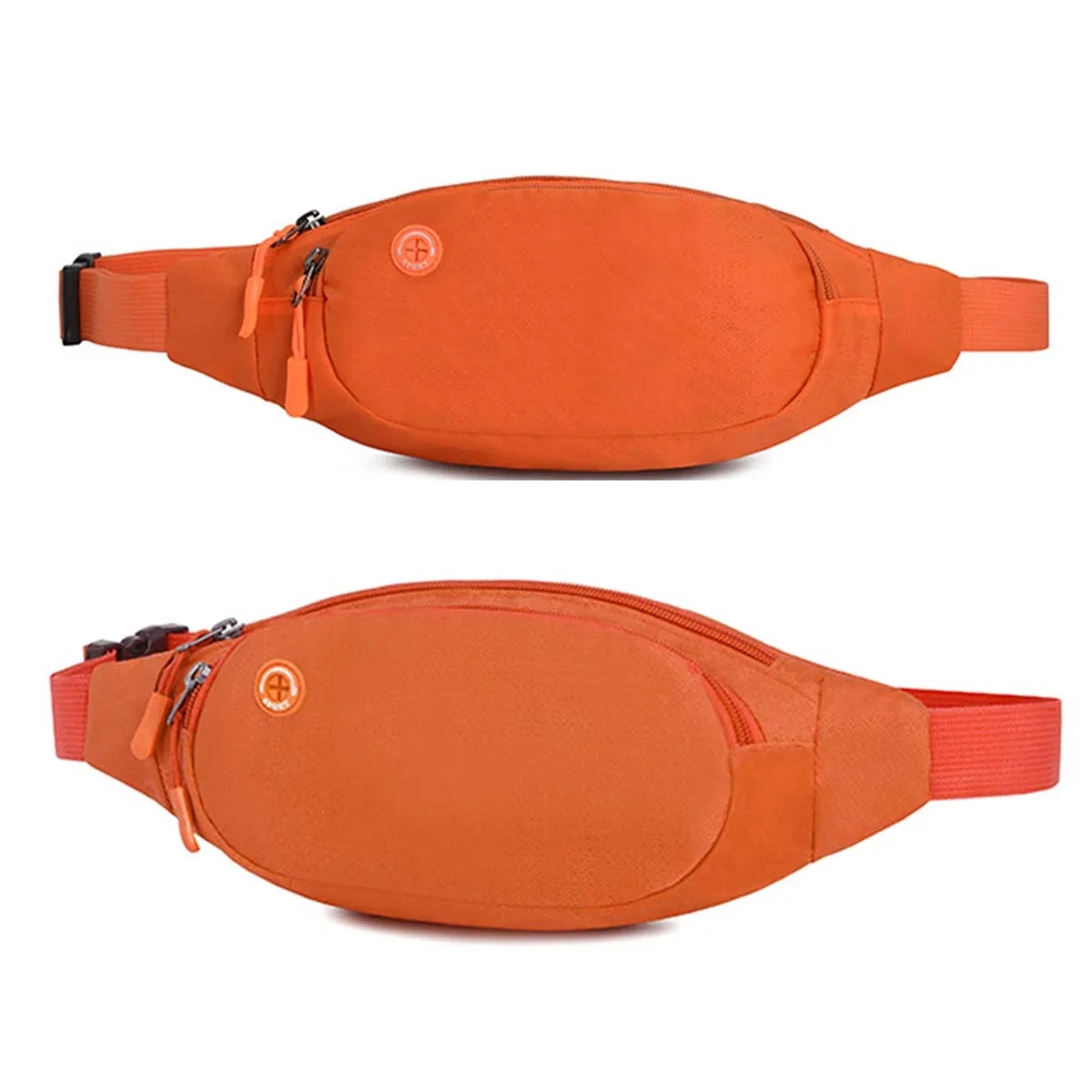 Large Crossbody Fanny Pack with 3-Zipper Pockets 2