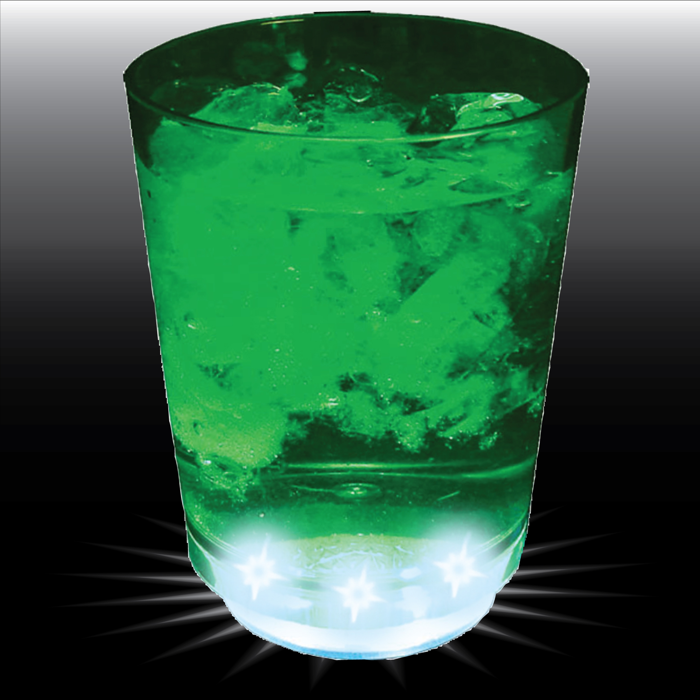 12oz 5-Light Plastic Rocks Cup 5
