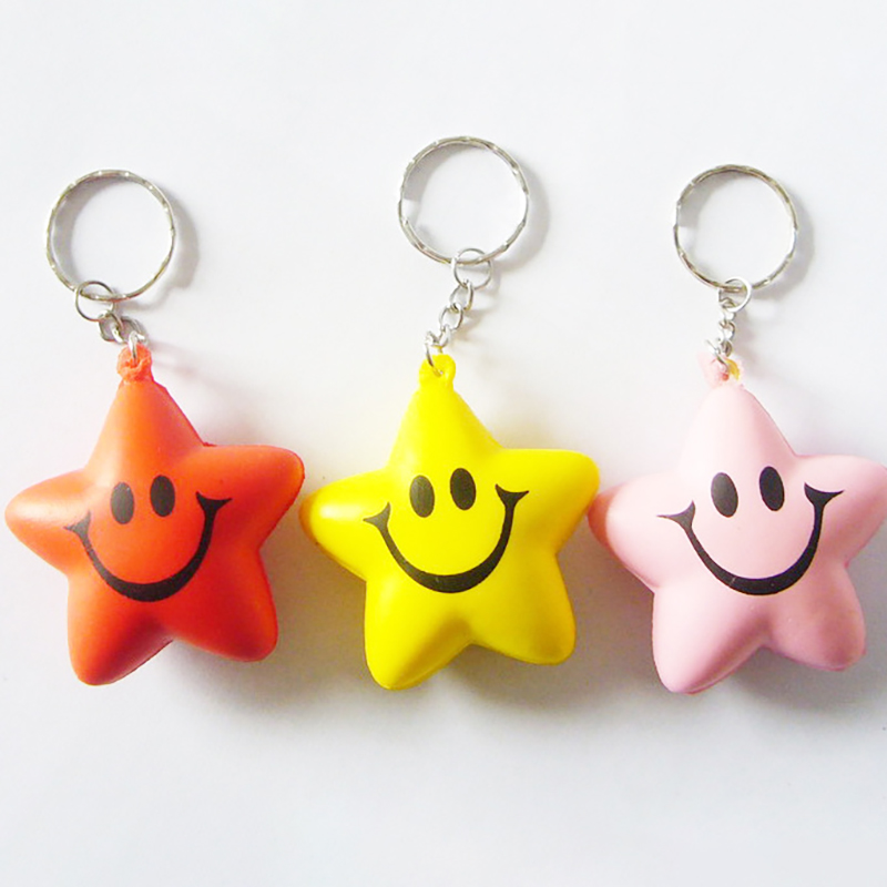 2 in 1 Star Shape Keychain and Stress Reliever 4