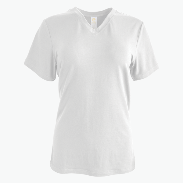 #V171 / Velvet Jersey Women's V-Neck Tee 2