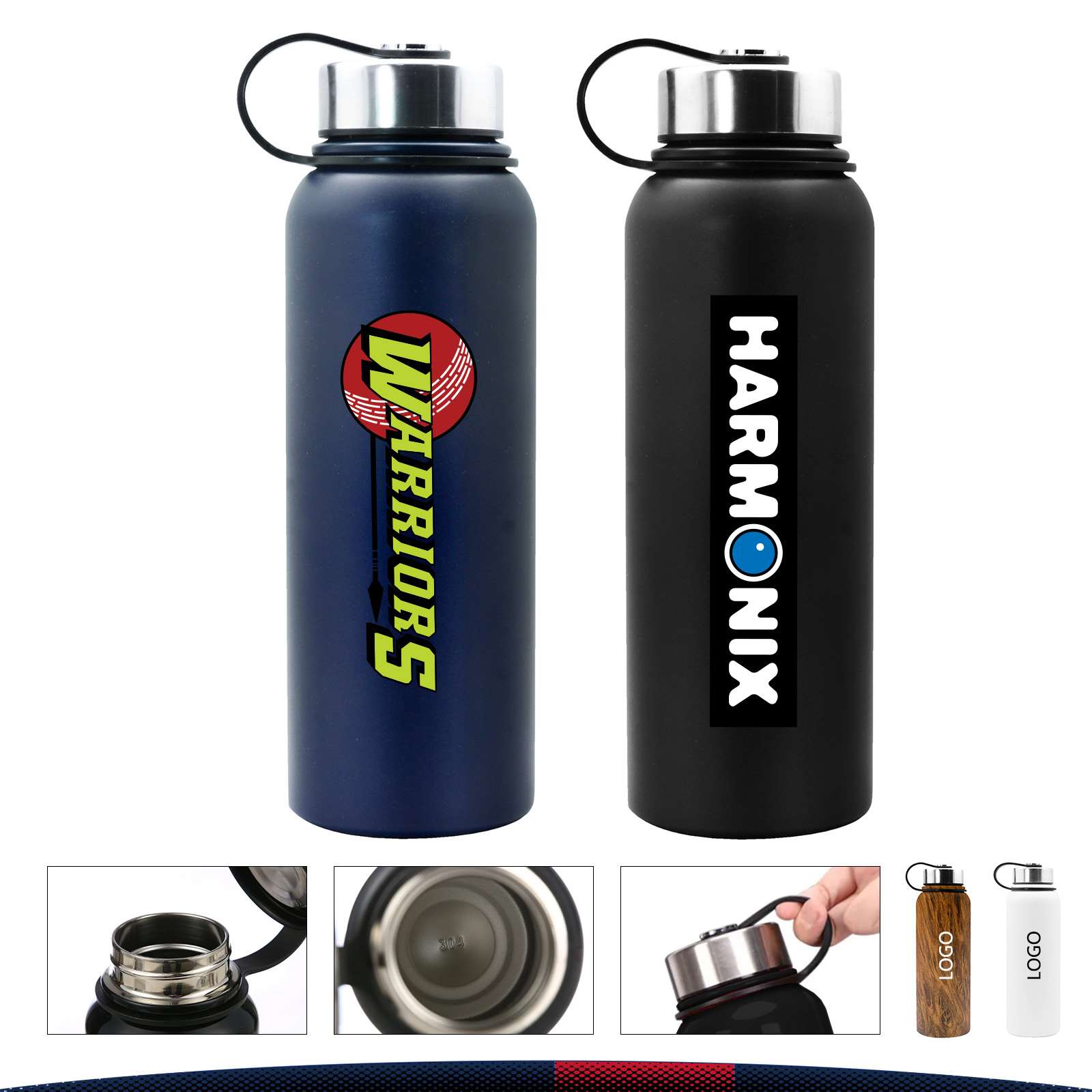 40 OZ. Gurle Insulated Water Bottle, custom water bottle with logo imprint 2