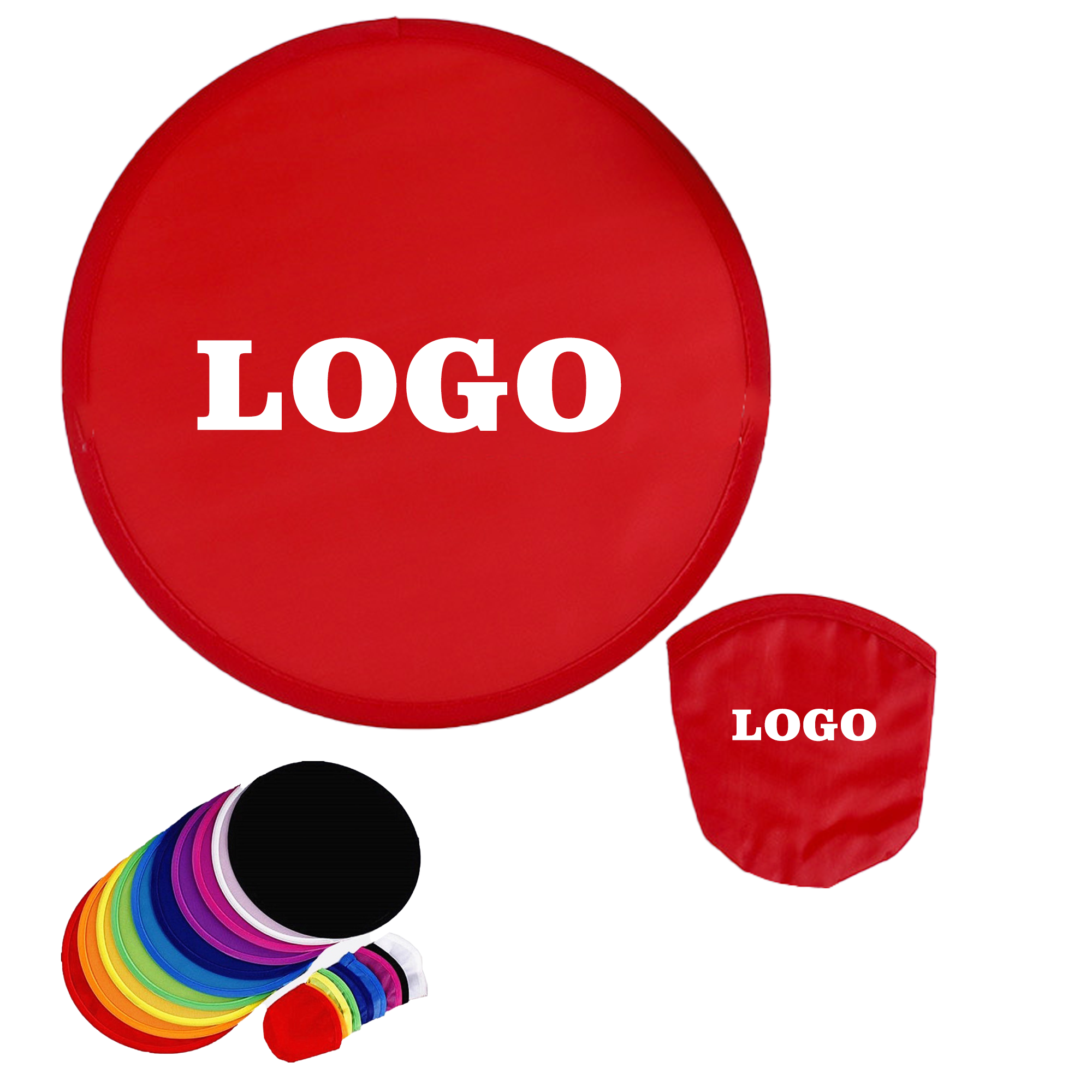 Folding Nylon Disc Fan MOQ 100pcs 2