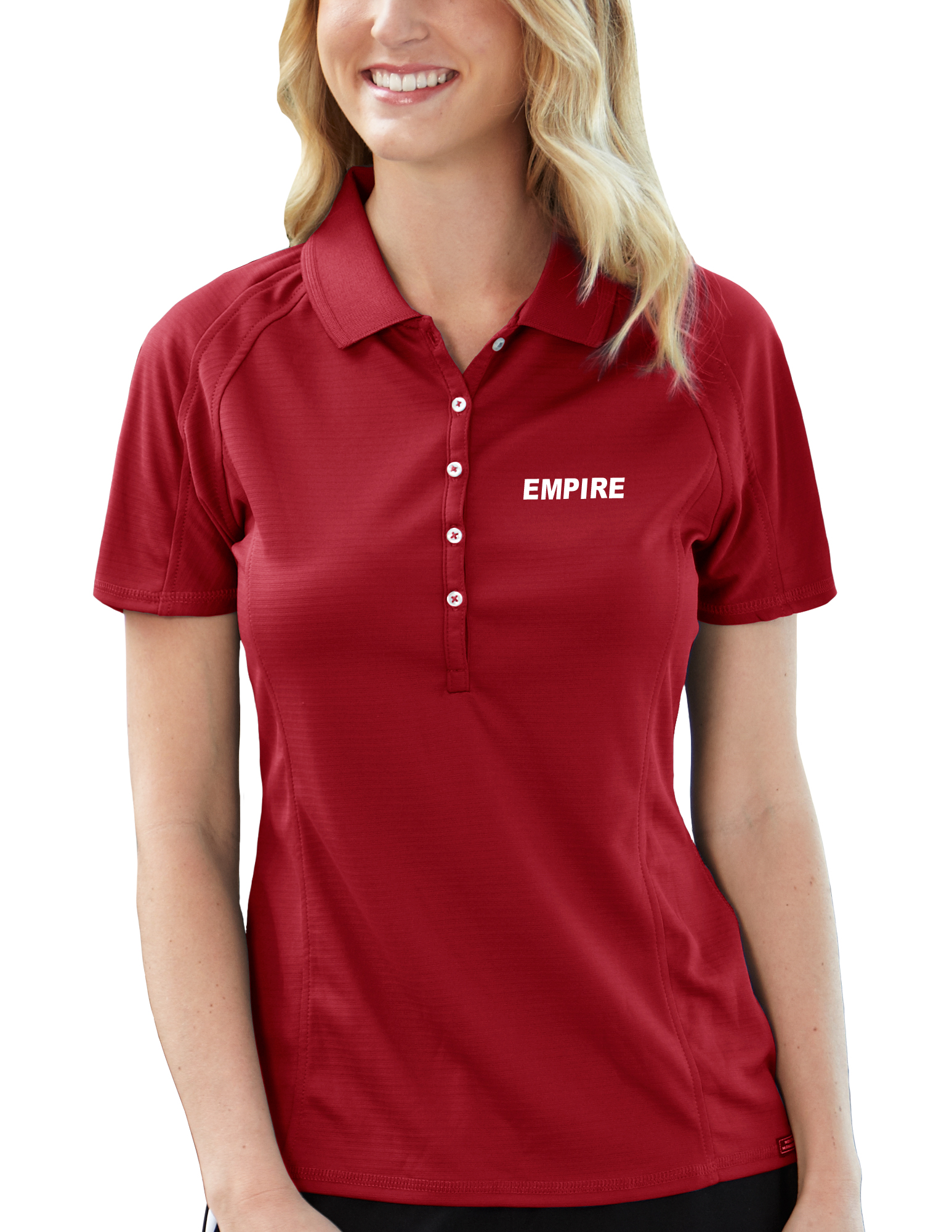 Ladies' Empire Ottoman Solid Polo Shirt 4