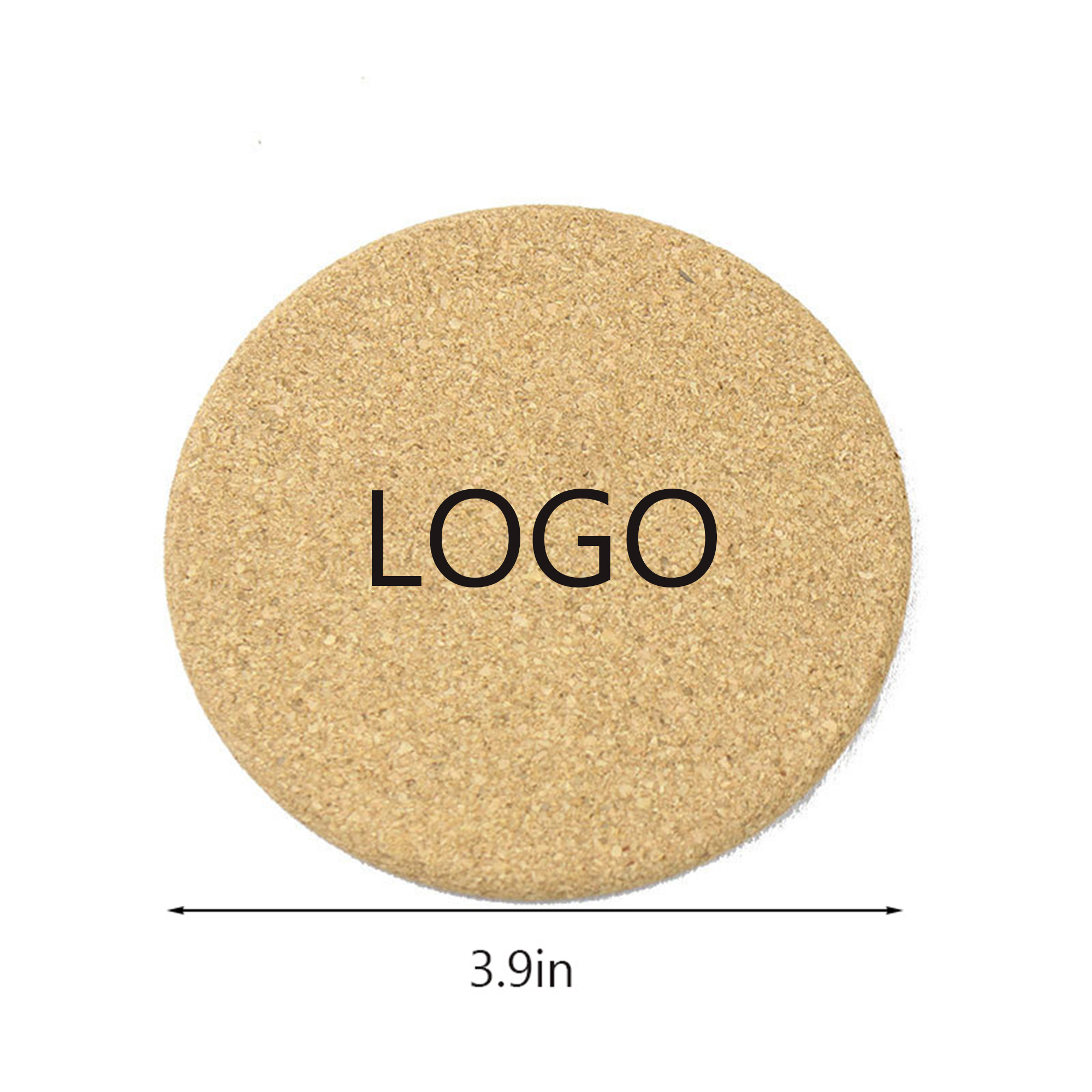 Round Cork Coaster 1