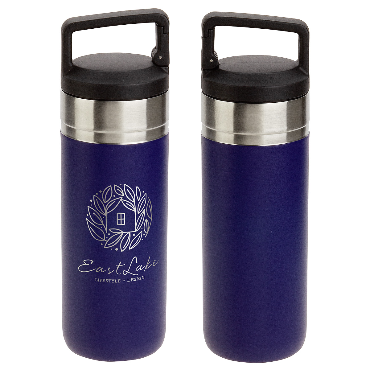 Dante 20 oz Vacuum Insulated Bottle with Carabiner Lid, custom water bottle with logo imprint 9
