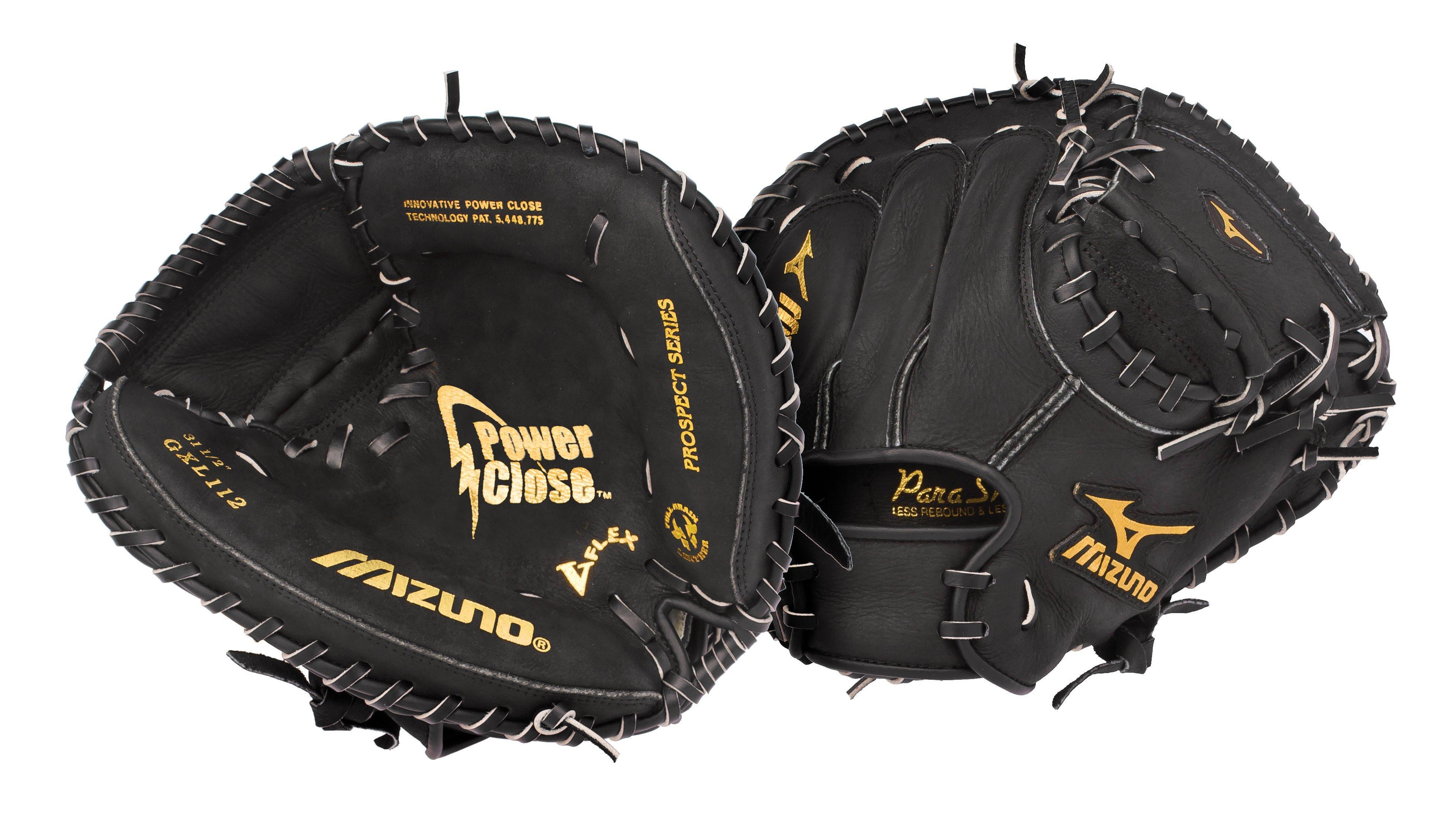 Prospect Series Youth Baseball Catcher's Mitt 31.5", Full Grain Leather 5