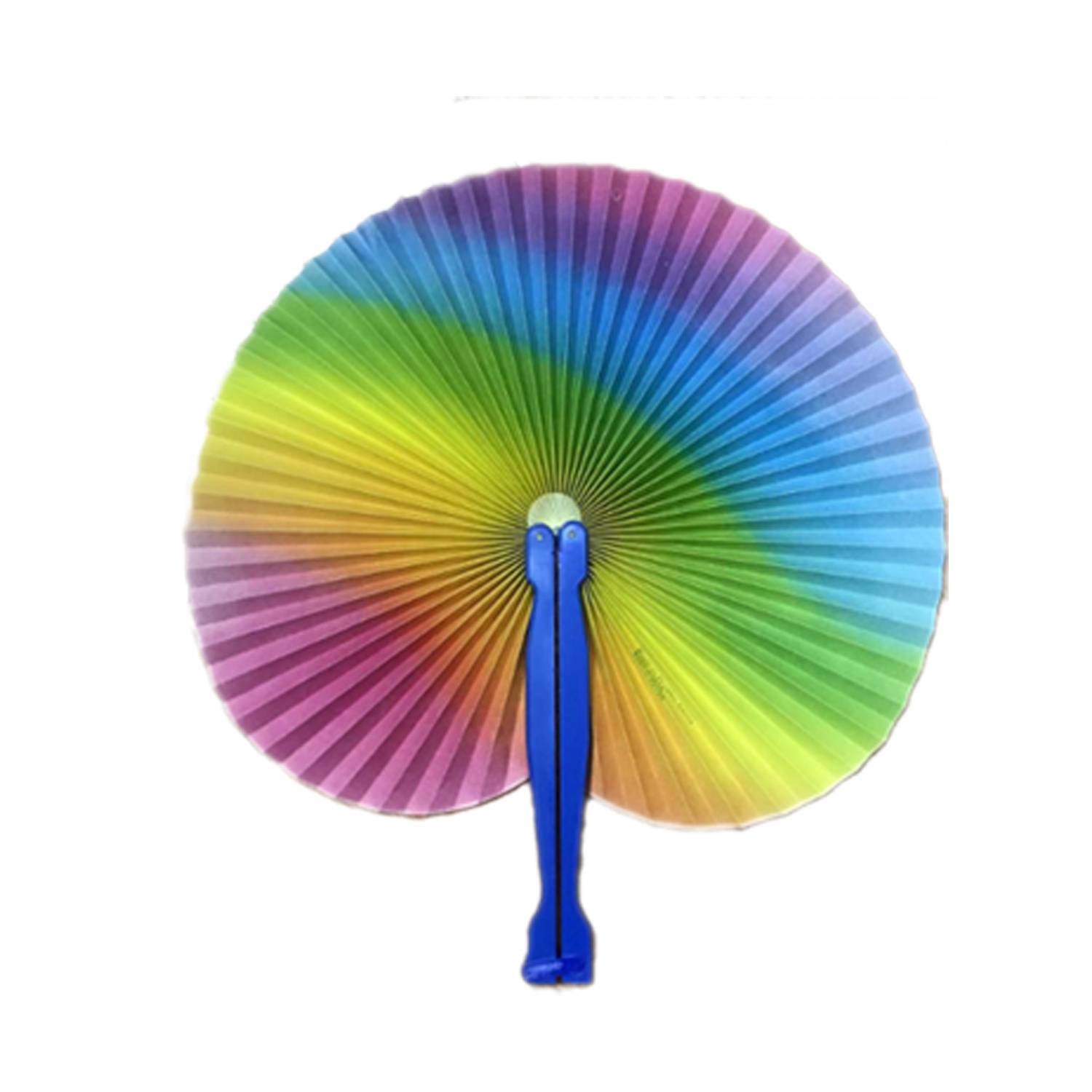 Rainbow Folding Fan 1