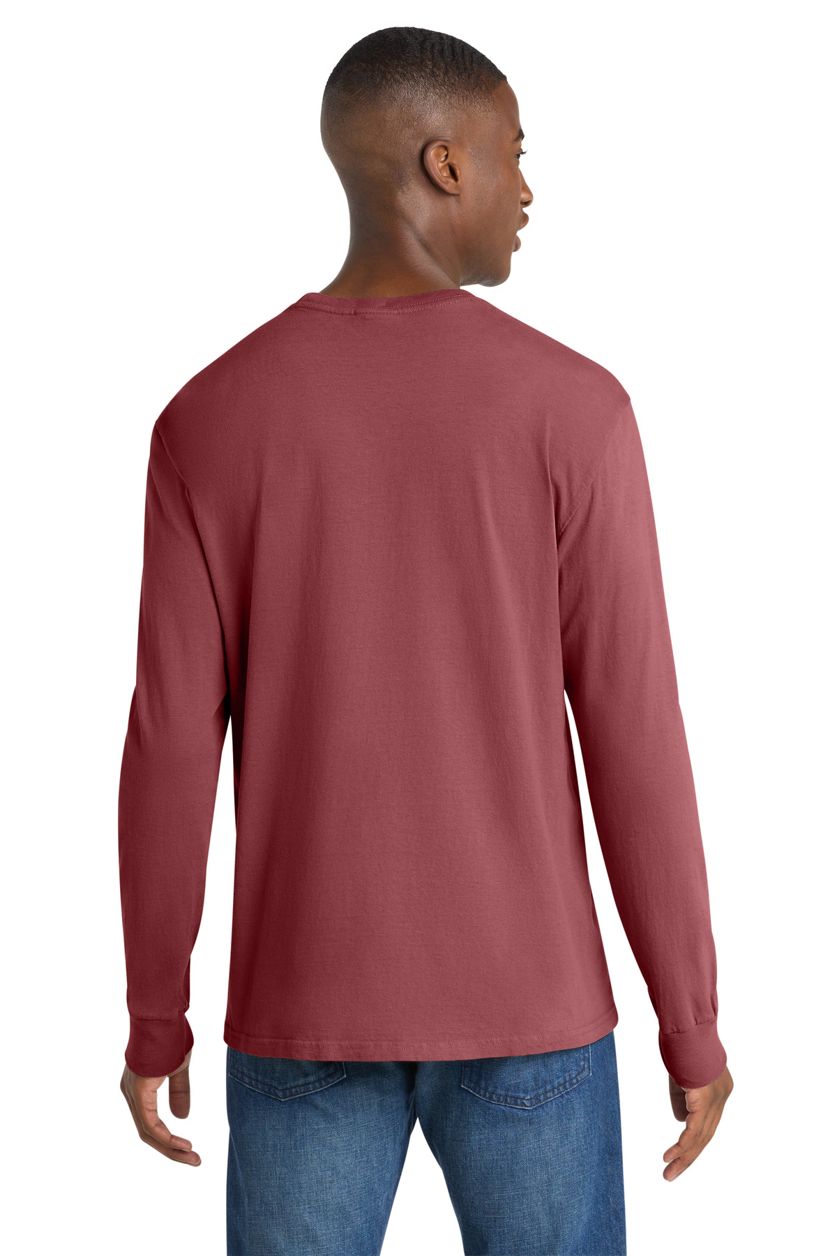 Port & Co Beach Wash Garment-Dyed Long Sleeve Tee PC099LS 143