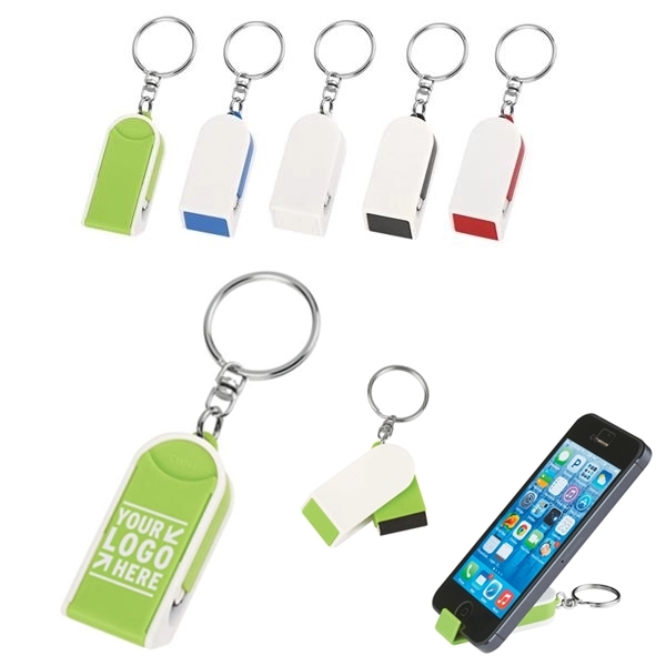 2 In 1 Phone Holder And Swivel Screen Cleaner 1