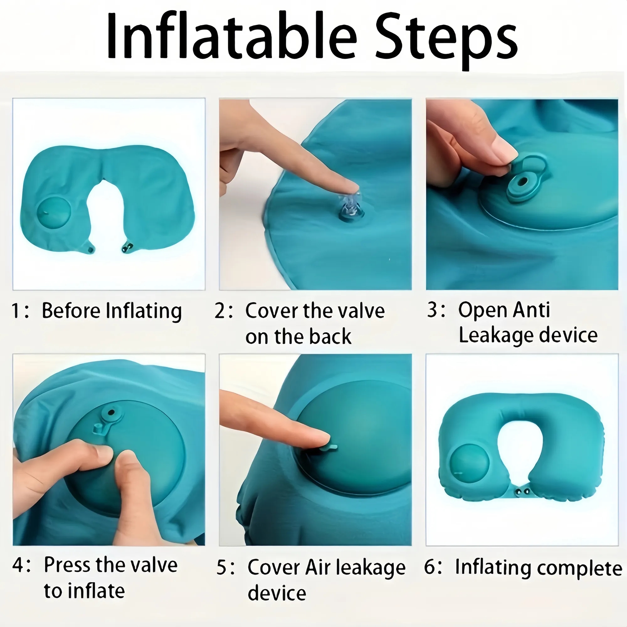 Portable Pressurized Inflatable Pillow 9