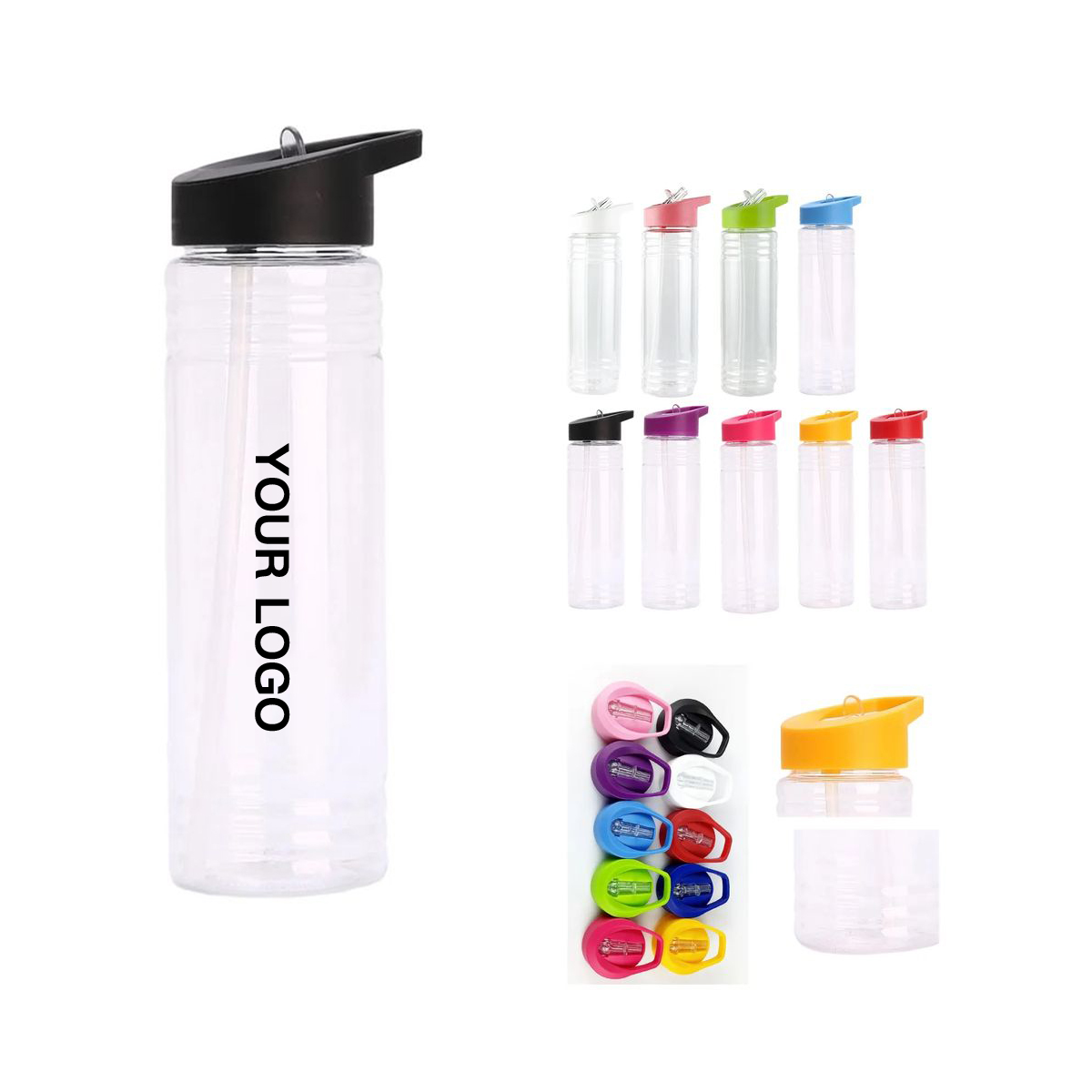 Plastic Water Cup with Non Slip Grip 6
