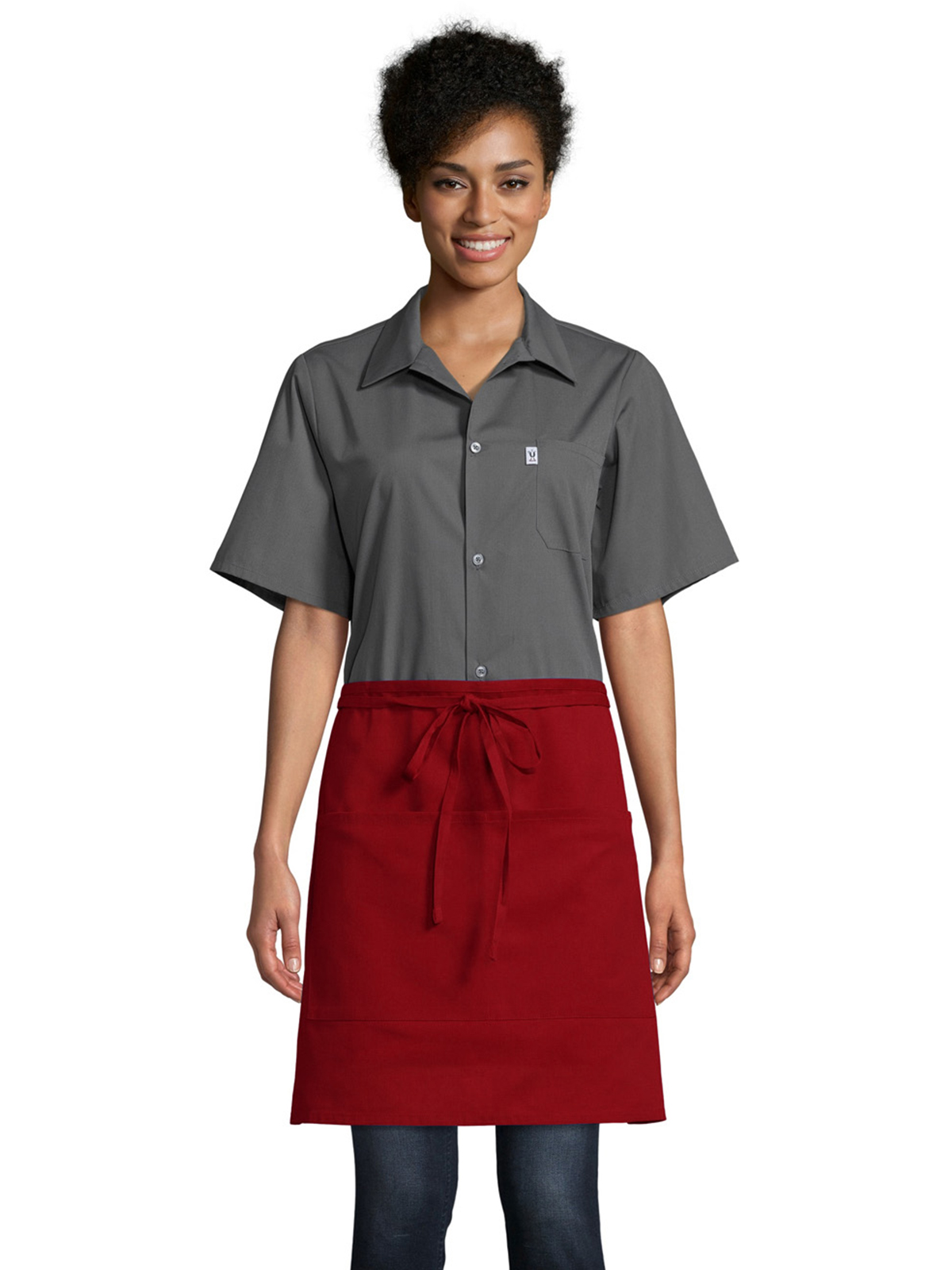 Uncommon Chef Aprons - Unisex Two-Section Patch Pocket Apron 9