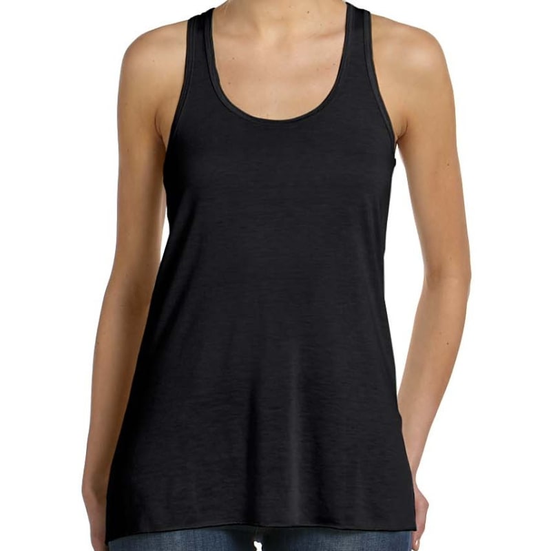 Bella Ladies Flowy Racerback Tank 2