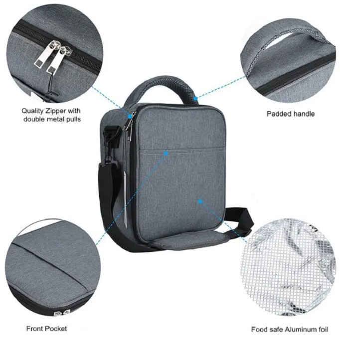 Insulated Cooler Lunch Box Outdoor Picnic Portable Bags 1