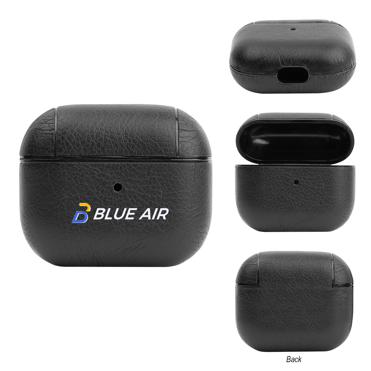 Leatherette Earbuds Charging Case
