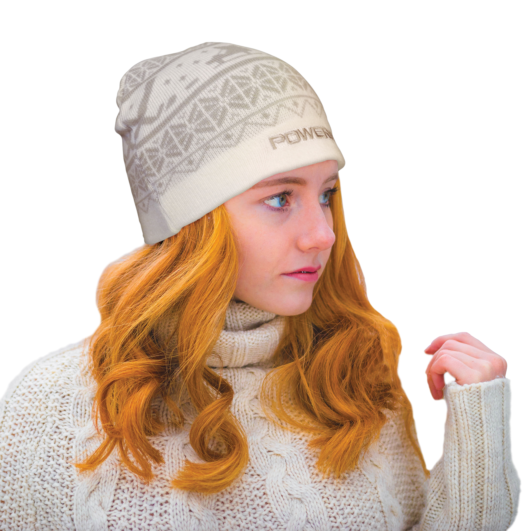 Knit Beanie with No Pom and No Cuff (Woven Logo) 2