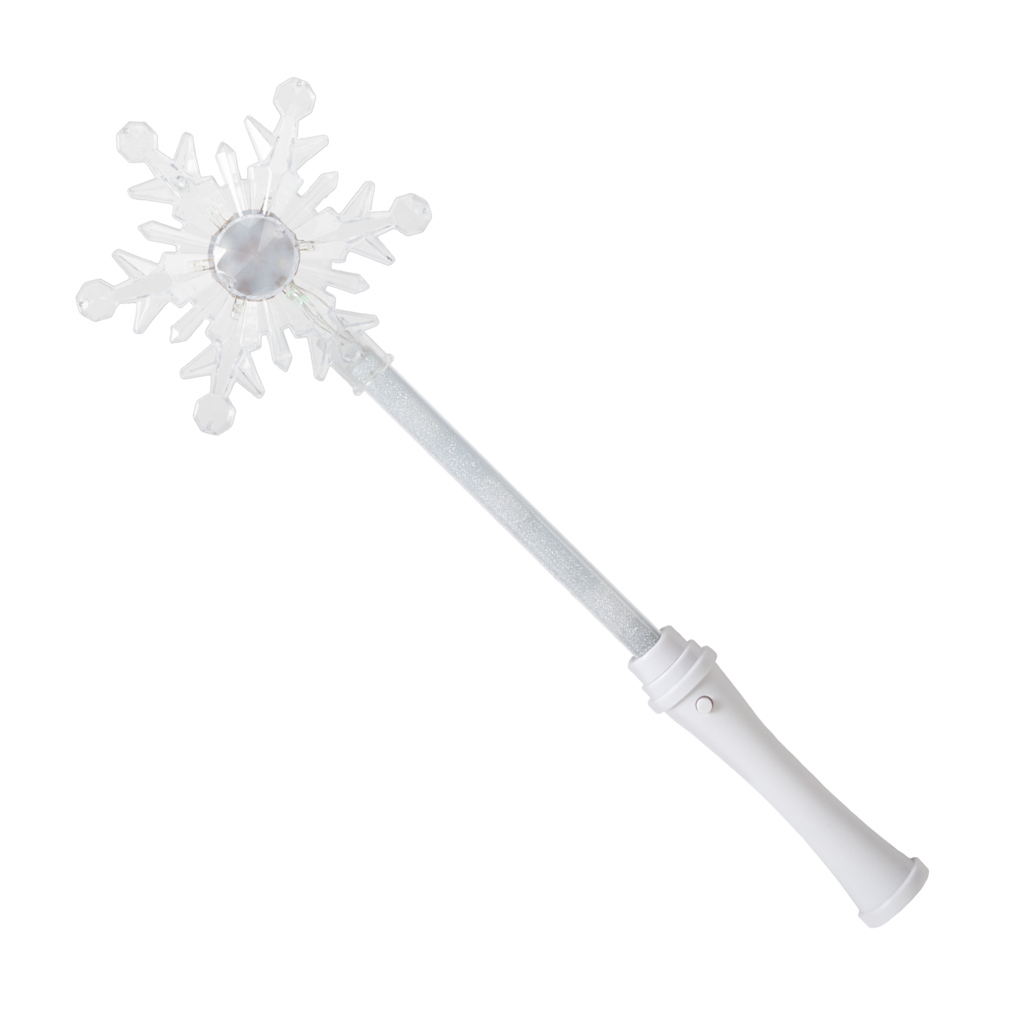 15" Light Up LED Glow Snowflake Wand 3