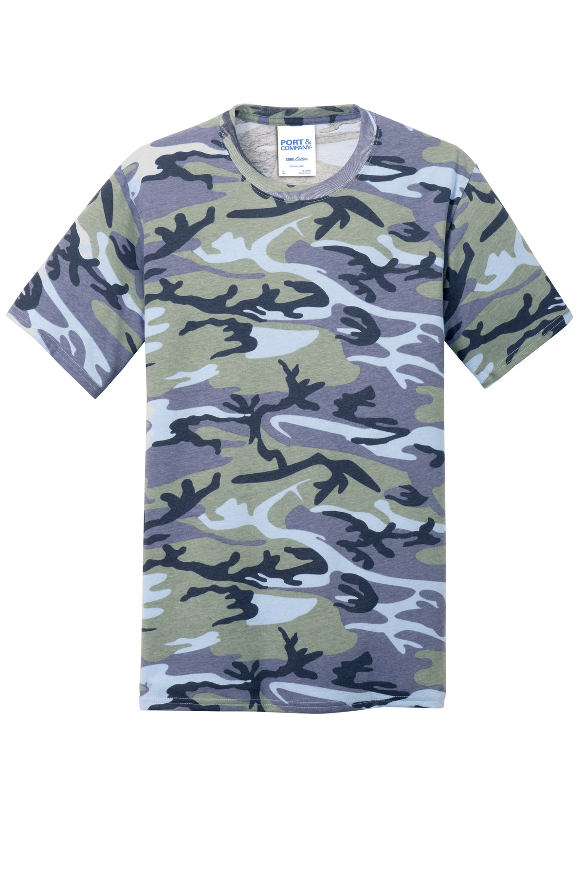 Port & Co Core Cotton Camo Tee. PC54C 5