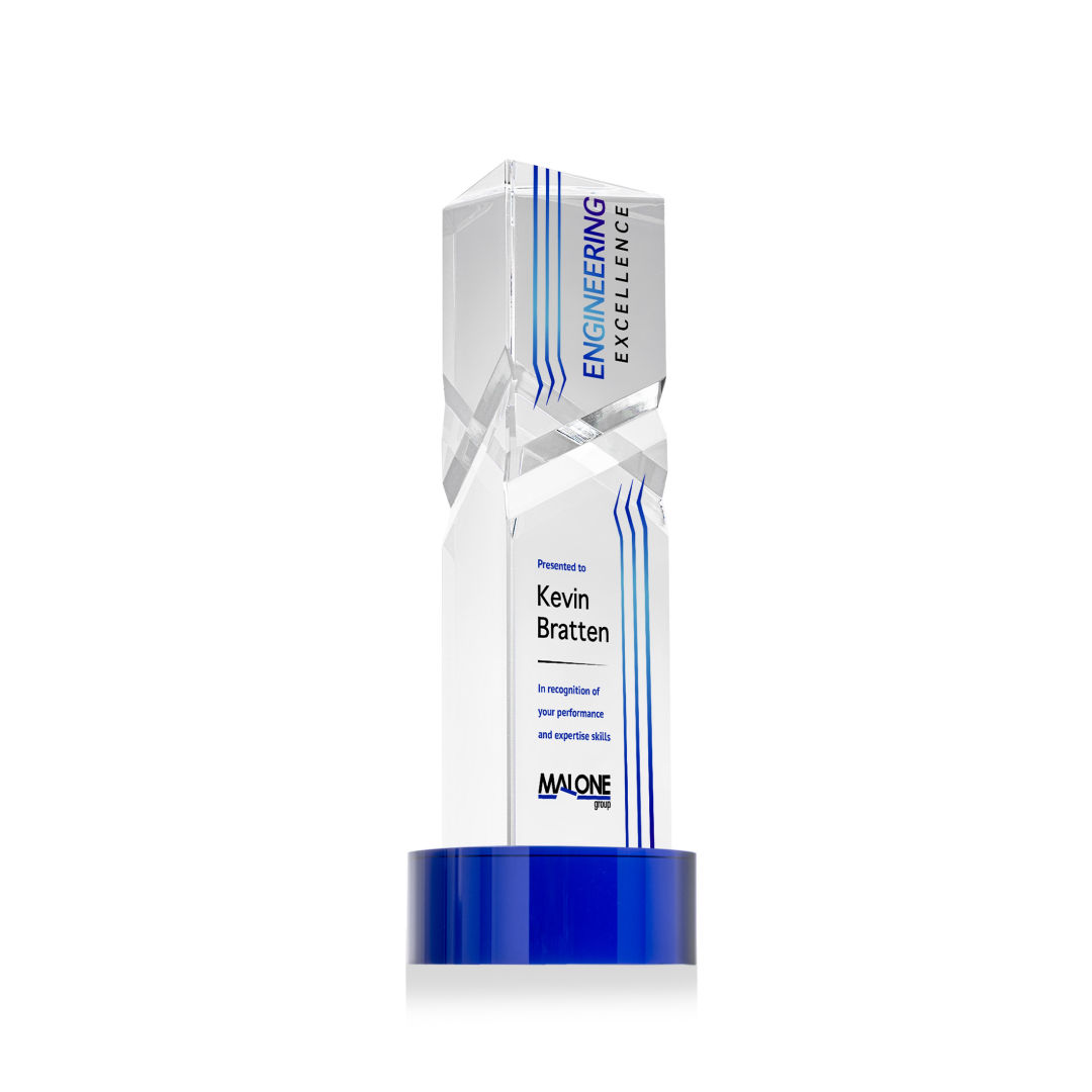 Oakham VividPrint™ Award on Stanrich Base - Blue 18