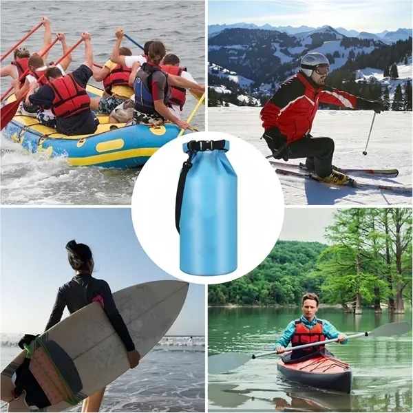 Waterproof Dry Bag - Premium 10L PVC with Handle 18