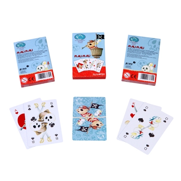 Custom blue core paper playing cards poker 2