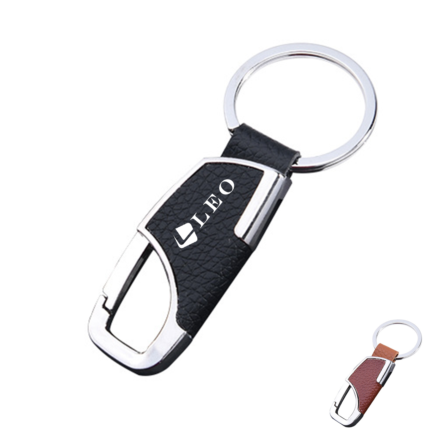 PU Leather Keychain Key Ring 1
