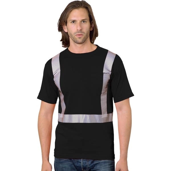 Hi-Vis 100% Cotton Pocket Crew Tee 7