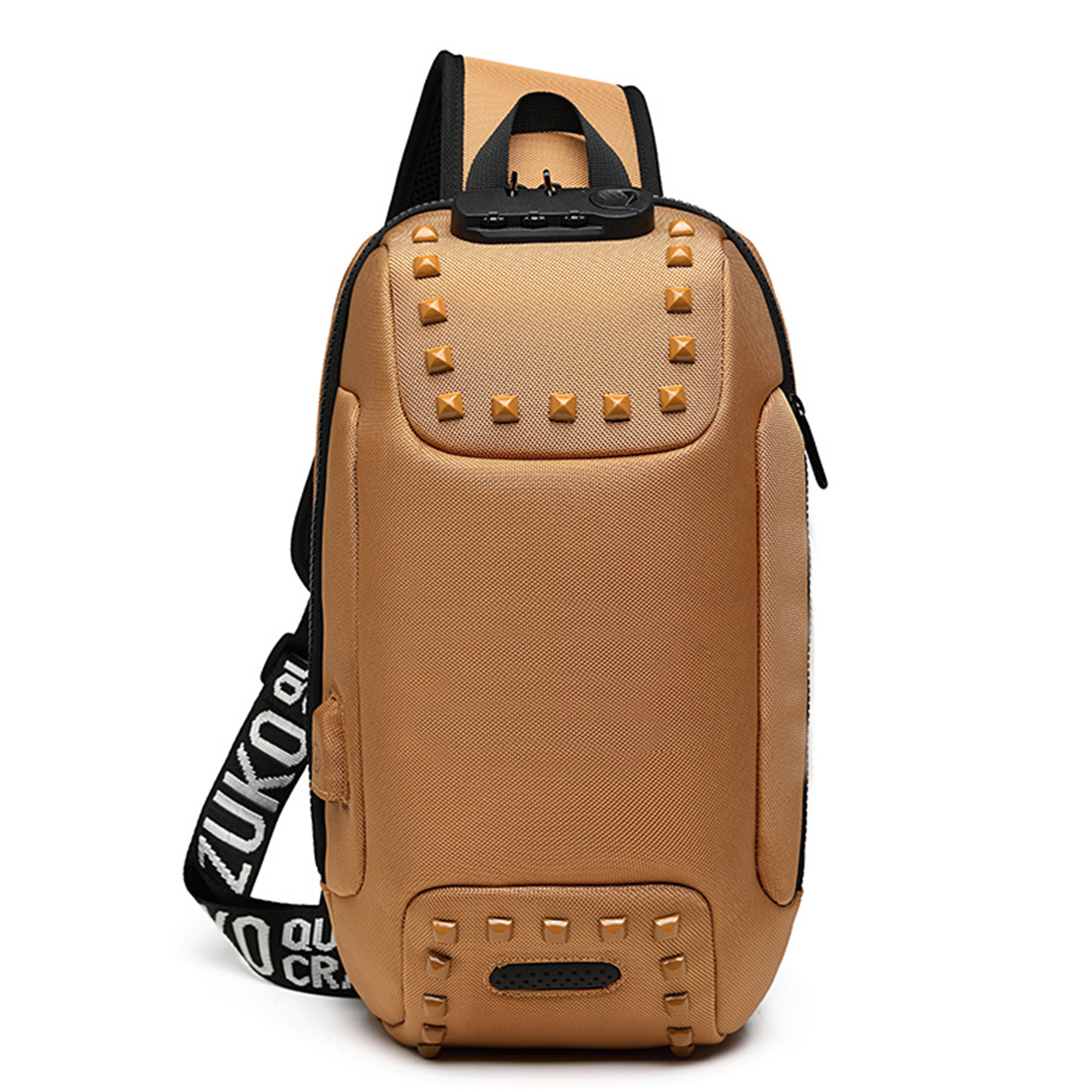 Oxford Men Sling Backpack Anti Theft Crossbody Shoulder Bag 3