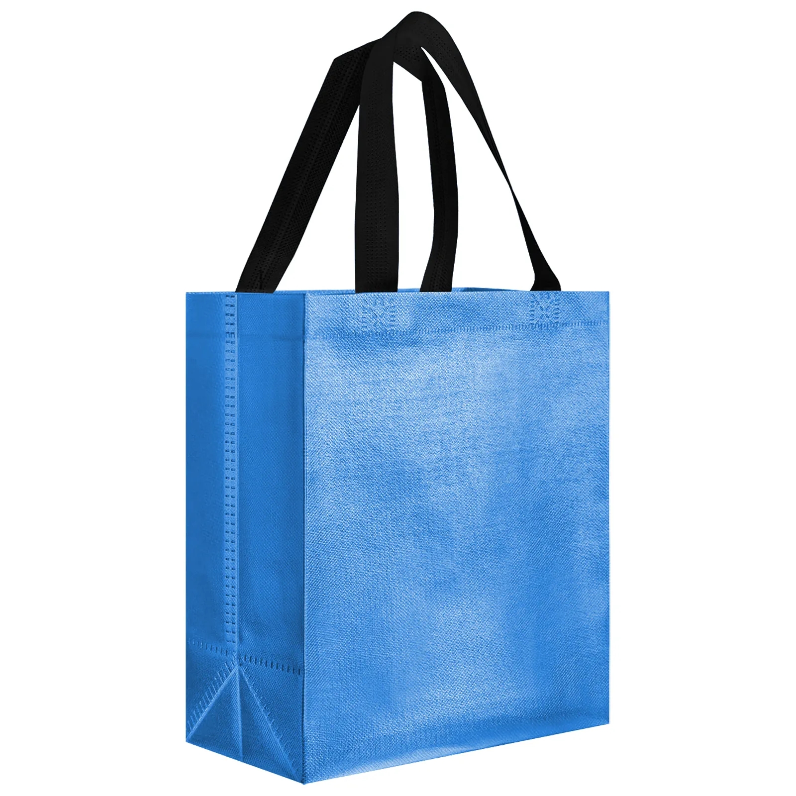 Gift Bags Shopping Glossy Reusable Grocery Tote with Handles 1