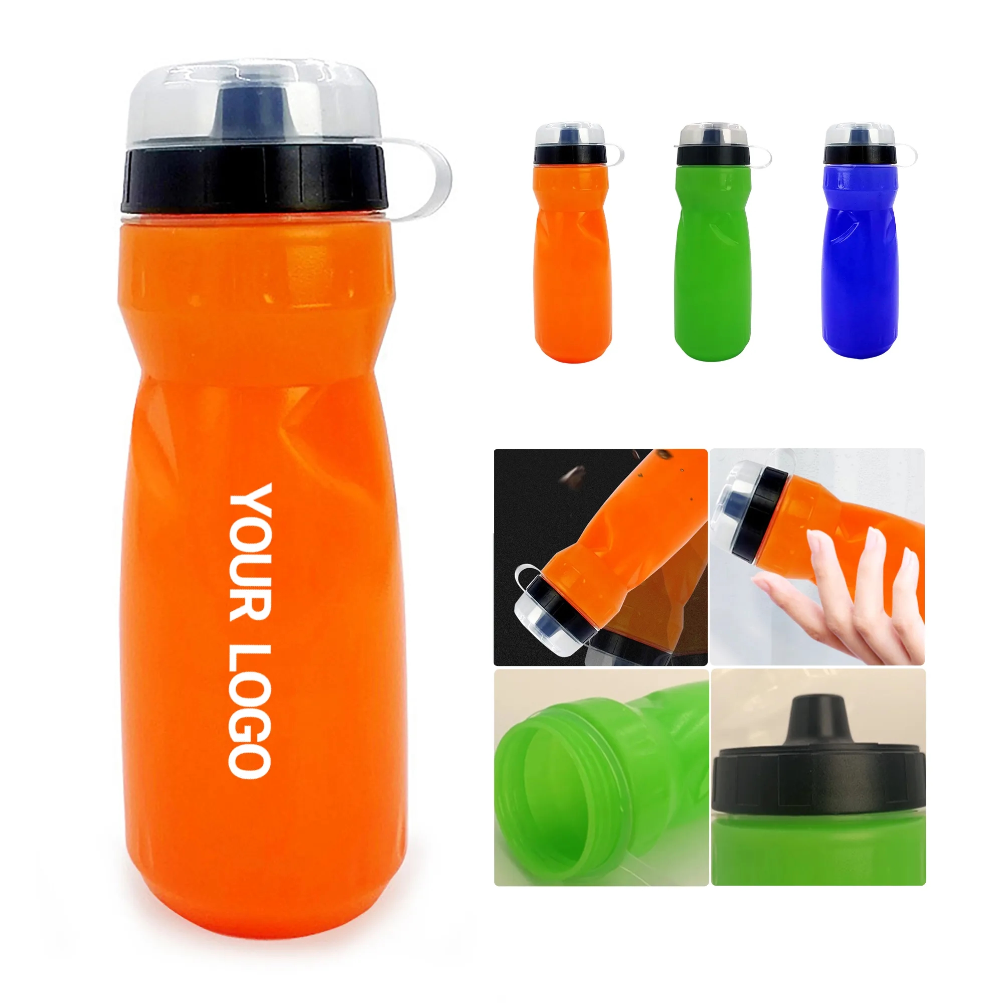 Portable 17 oz Sports Water Bottle with Non Spill Design 2