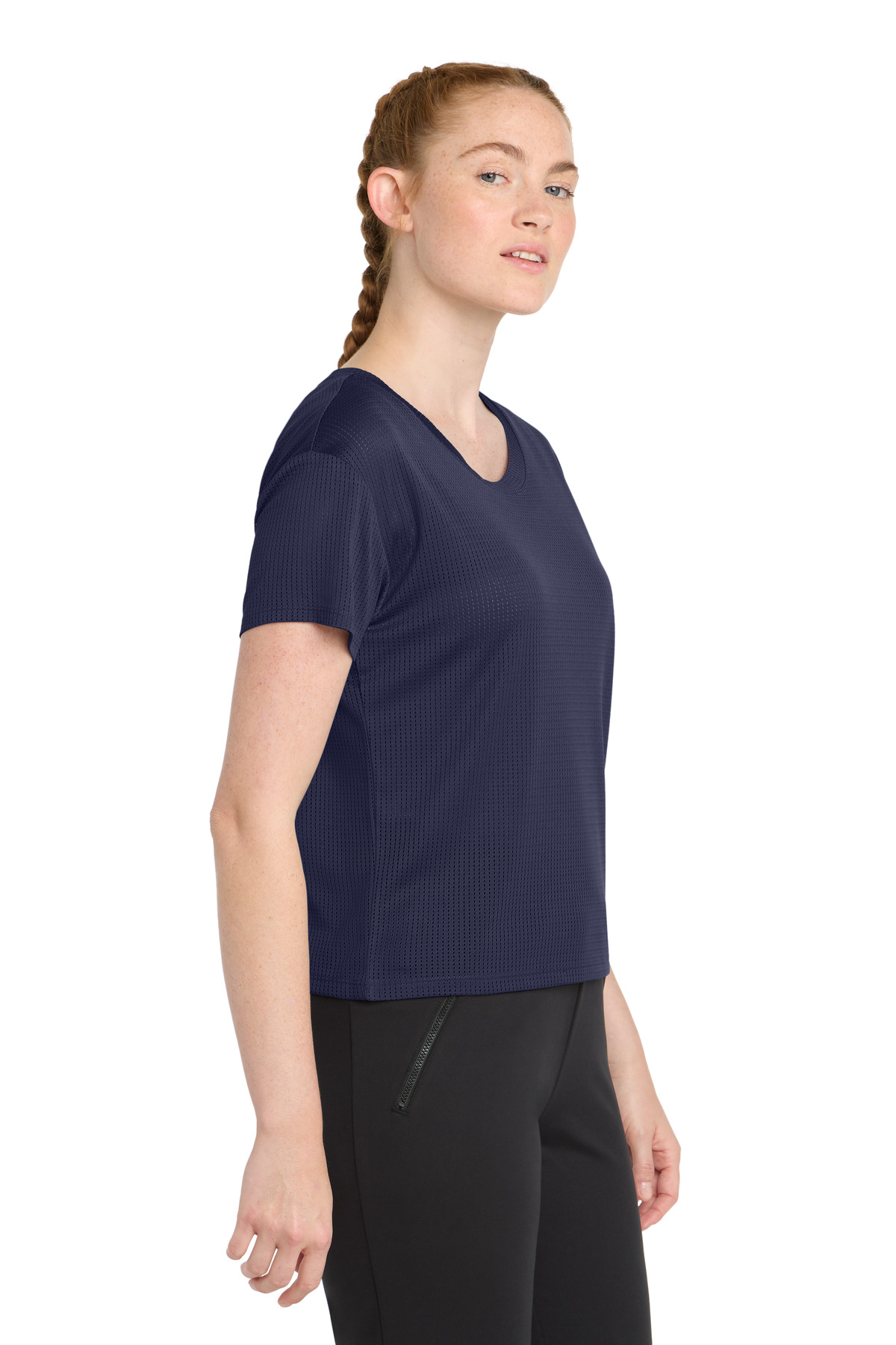 Sport-Tek Women's PosiCharge Draft Crop Tee. LST411 18