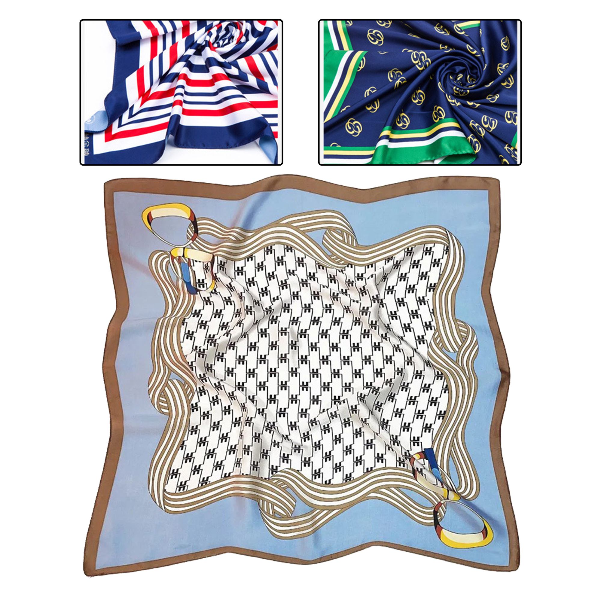 16 Momme Silk Printed Scarf 1