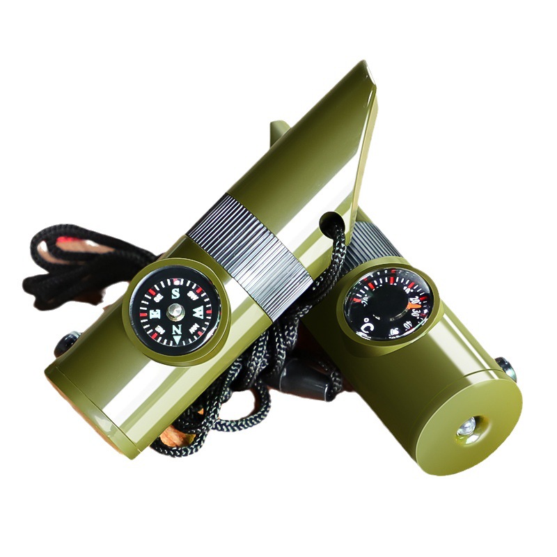 7 in 1 Loud Safety Whistle with Lanyard for Outdoor Hiking 2